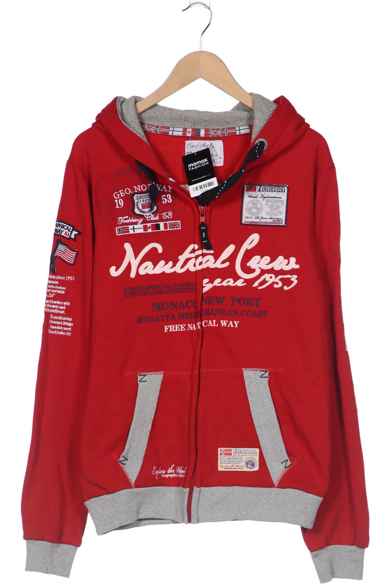 

GEOGRAPHICAL NORWAY Herren Kapuzenpullover, rot