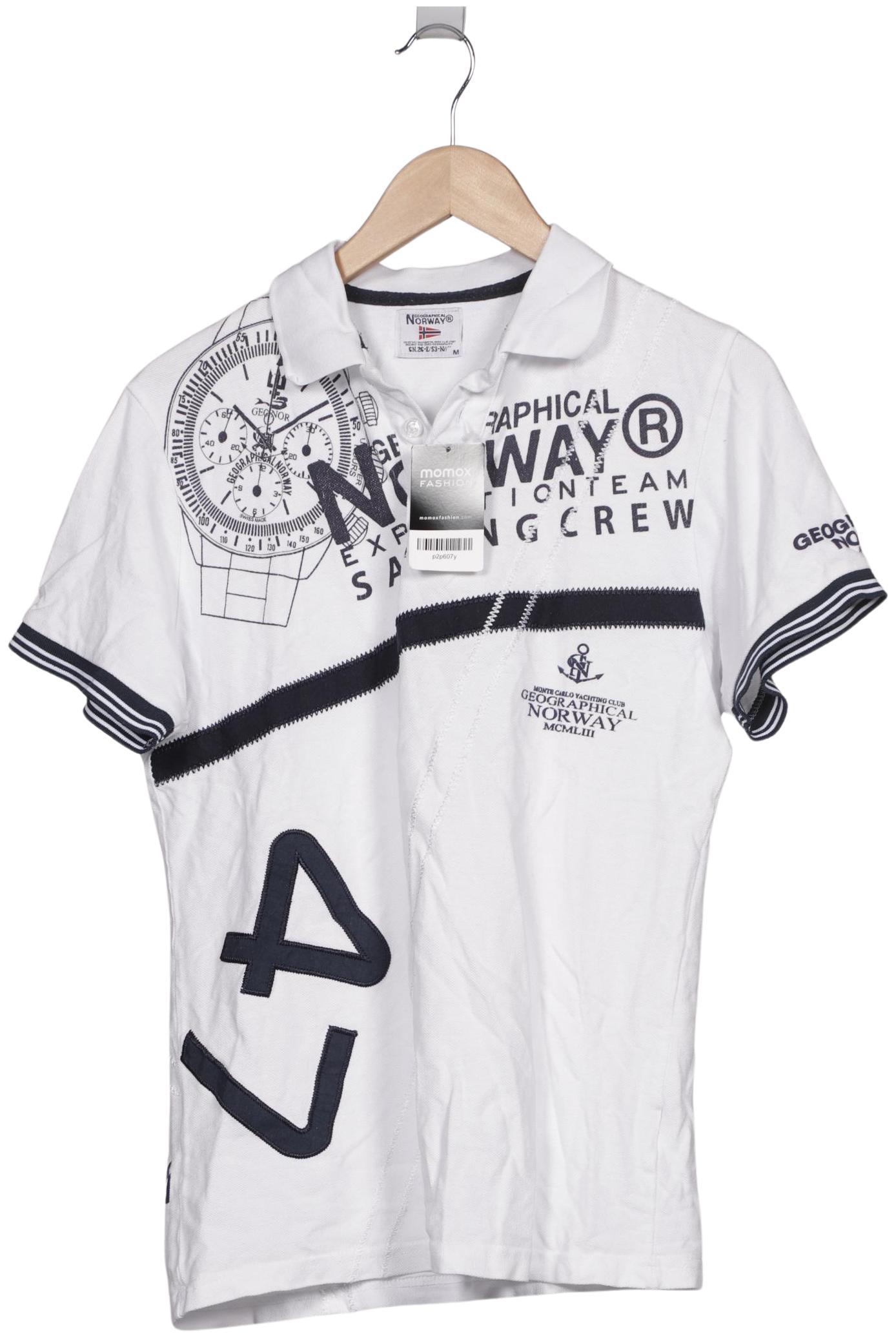 Thumbnail - Geographical Norway Herren Poloshirt, weiß, Gr. 48