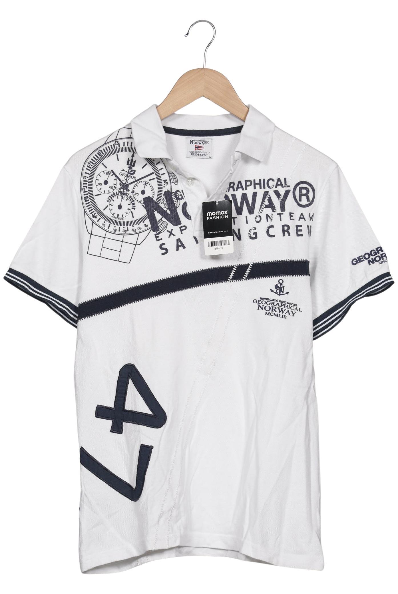 Thumbnail - Geographical Norway Herren Poloshirt, weiß, Gr. 52
