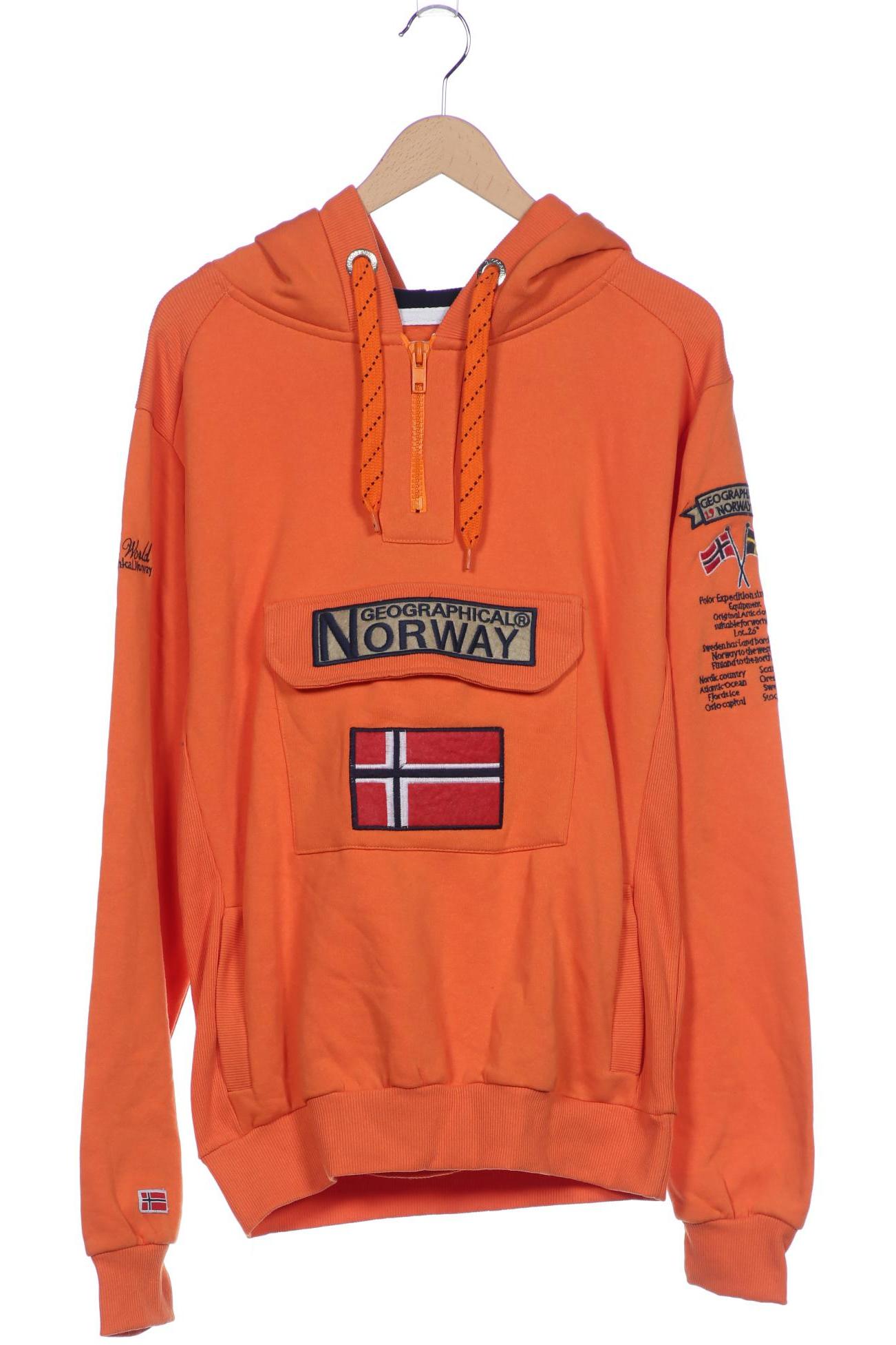 

Geographical Norway Herren Kapuzenpullover, orange, Gr. 58