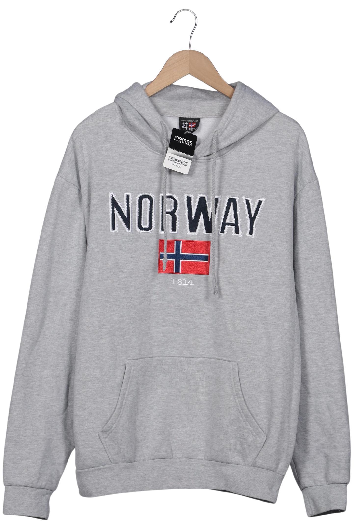 

Geographical Norway Herren Kapuzenpullover, grau, Gr. 56