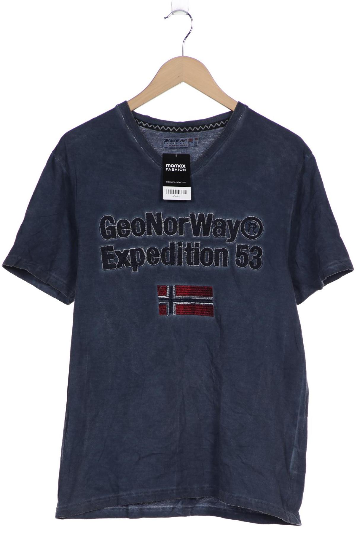 

GEOGRAPHICAL NORWAY Herren T-Shirt, marineblau