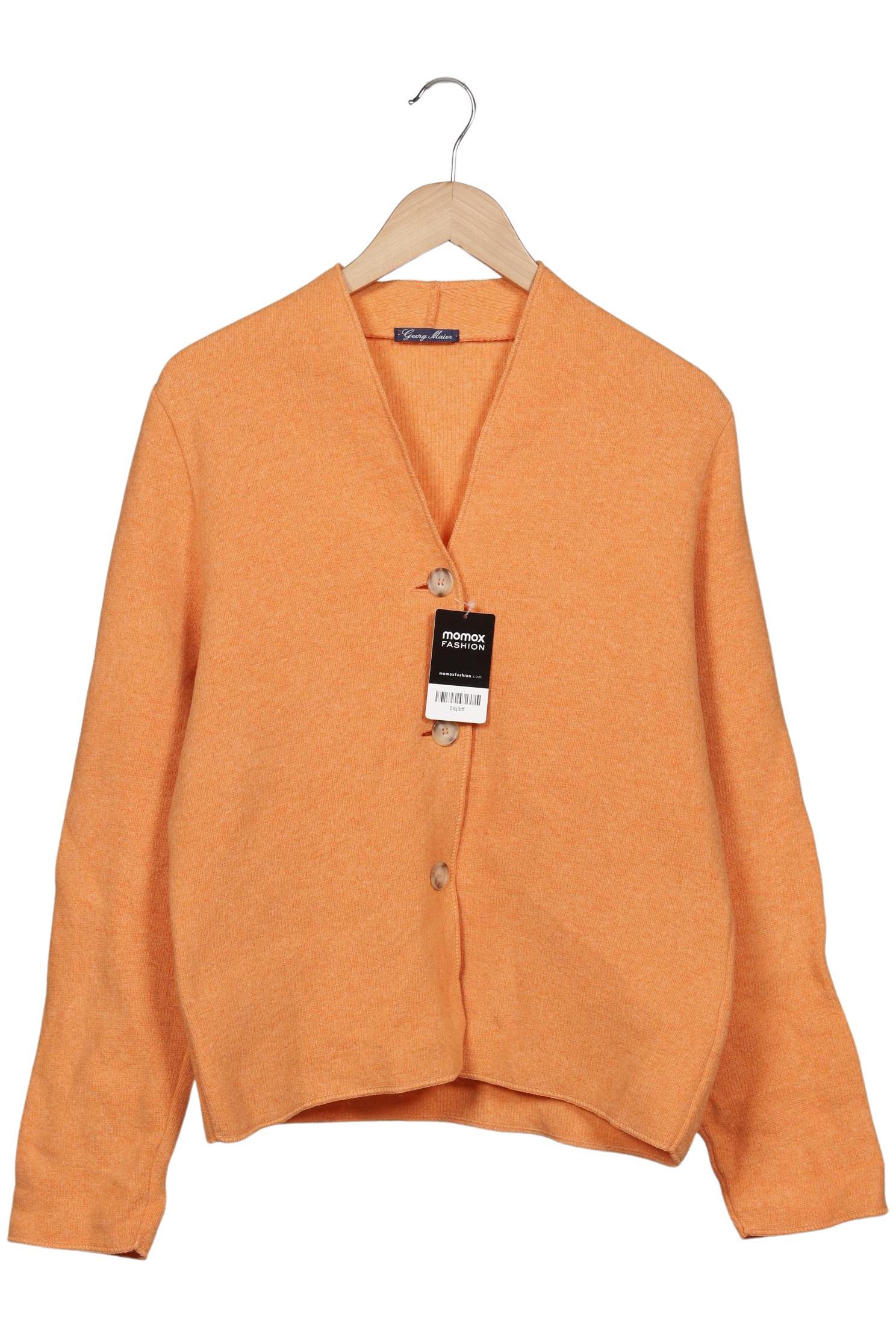 

Georg Maier Damen Strickjacke, orange, Gr. 38