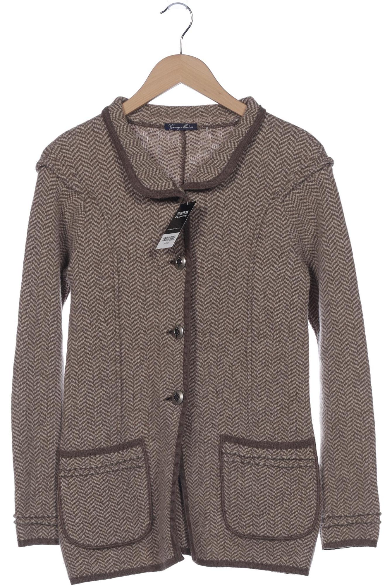 

Georg Maier Damen Strickjacke, braun, Gr. 36