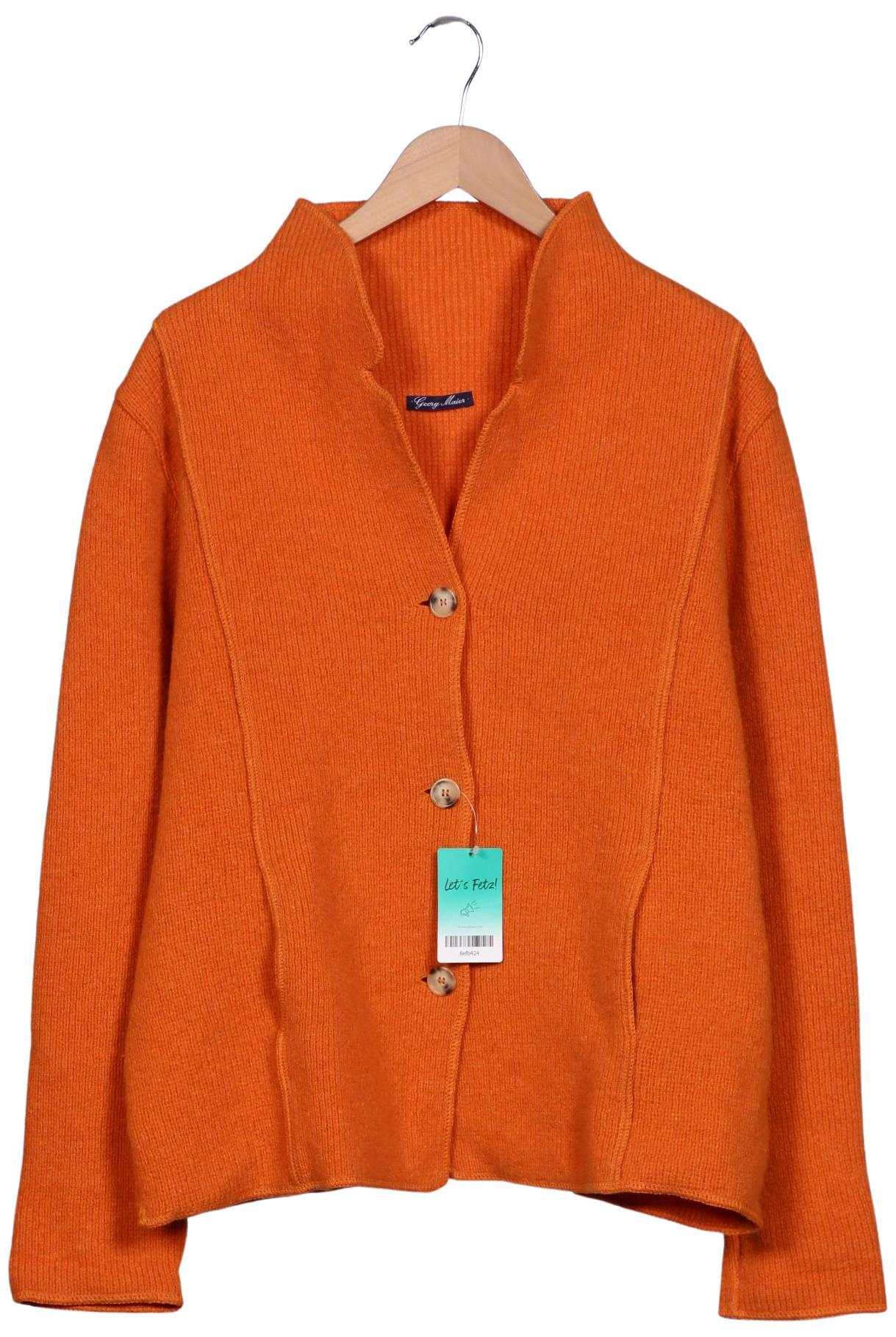 

Georg Maier Damen Strickjacke, orange, Gr. 46