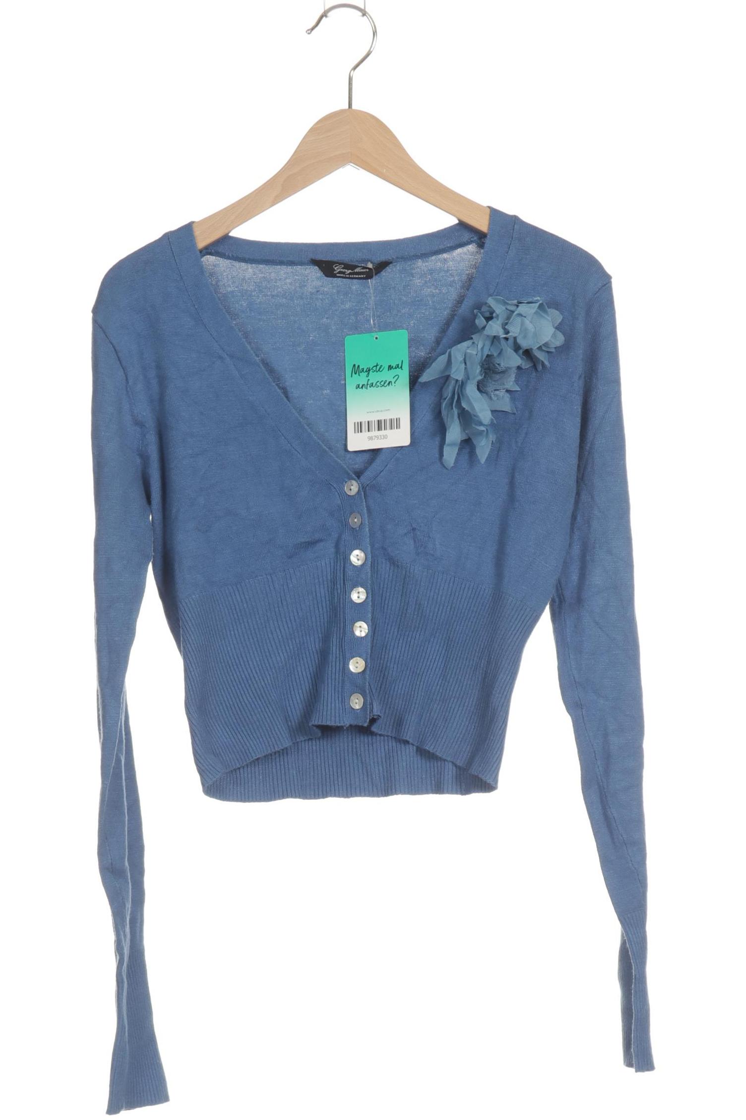 

Georg Maier Damen Strickjacke, blau, Gr. 32