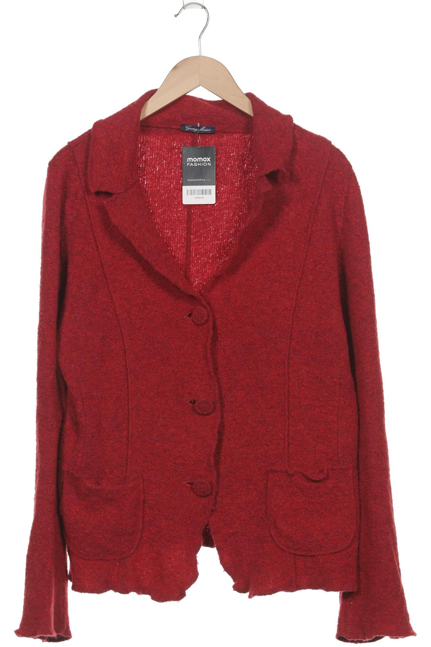 

Georg Maier Damen Strickjacke, rot, Gr. 46