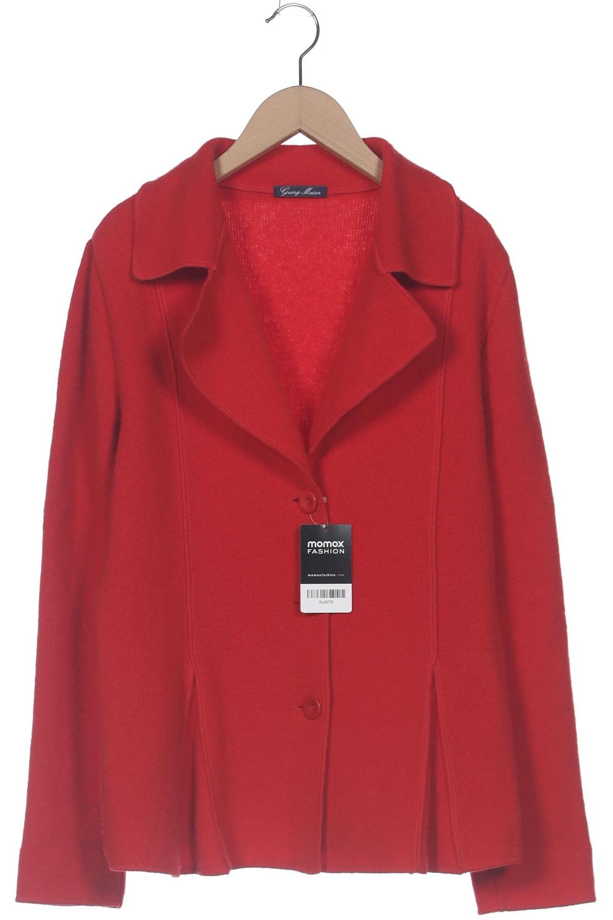 

Georg Maier Damen Strickjacke, rot, Gr. 42
