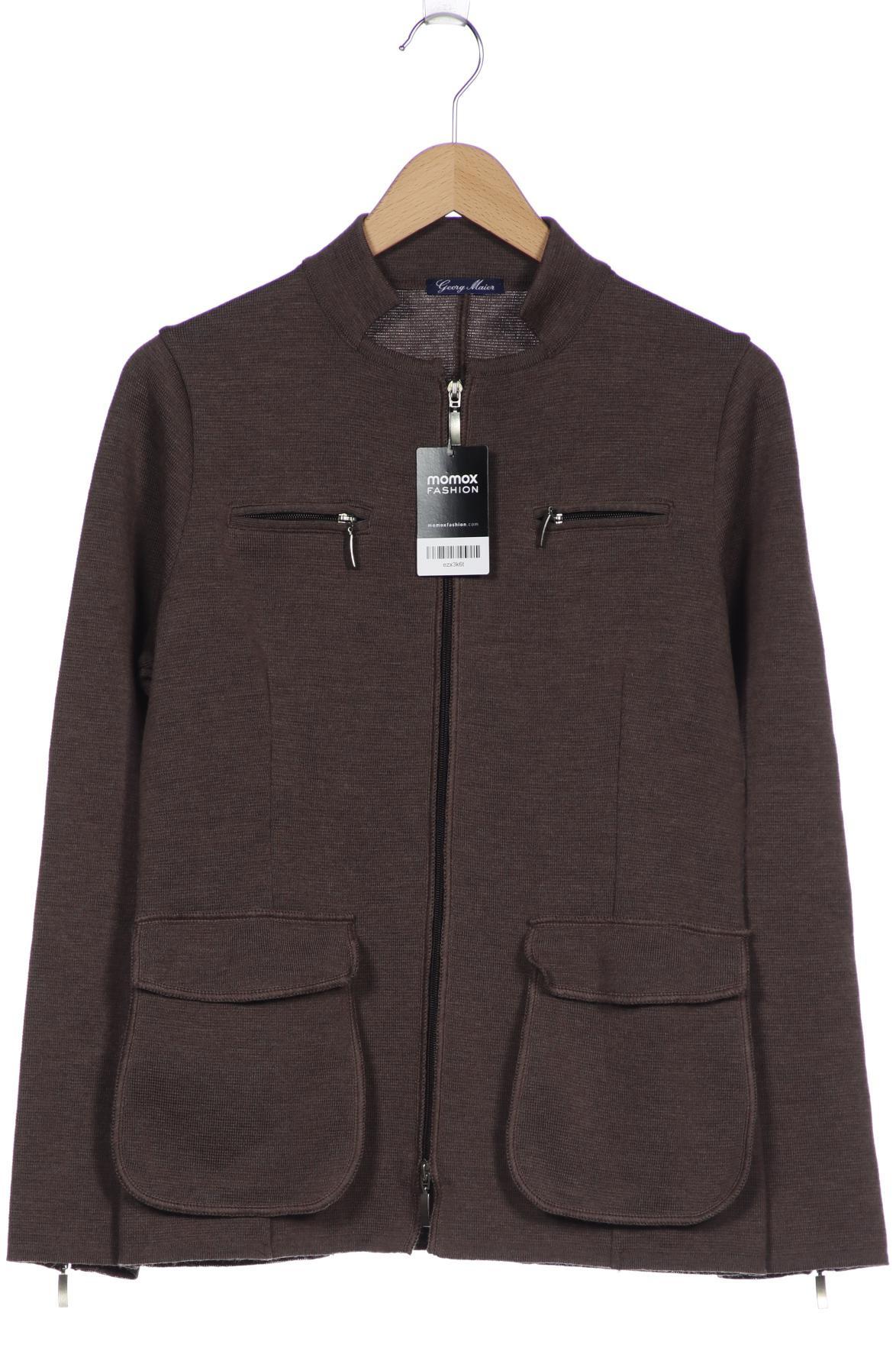 

Georg Maier Damen Strickjacke, braun, Gr. 42