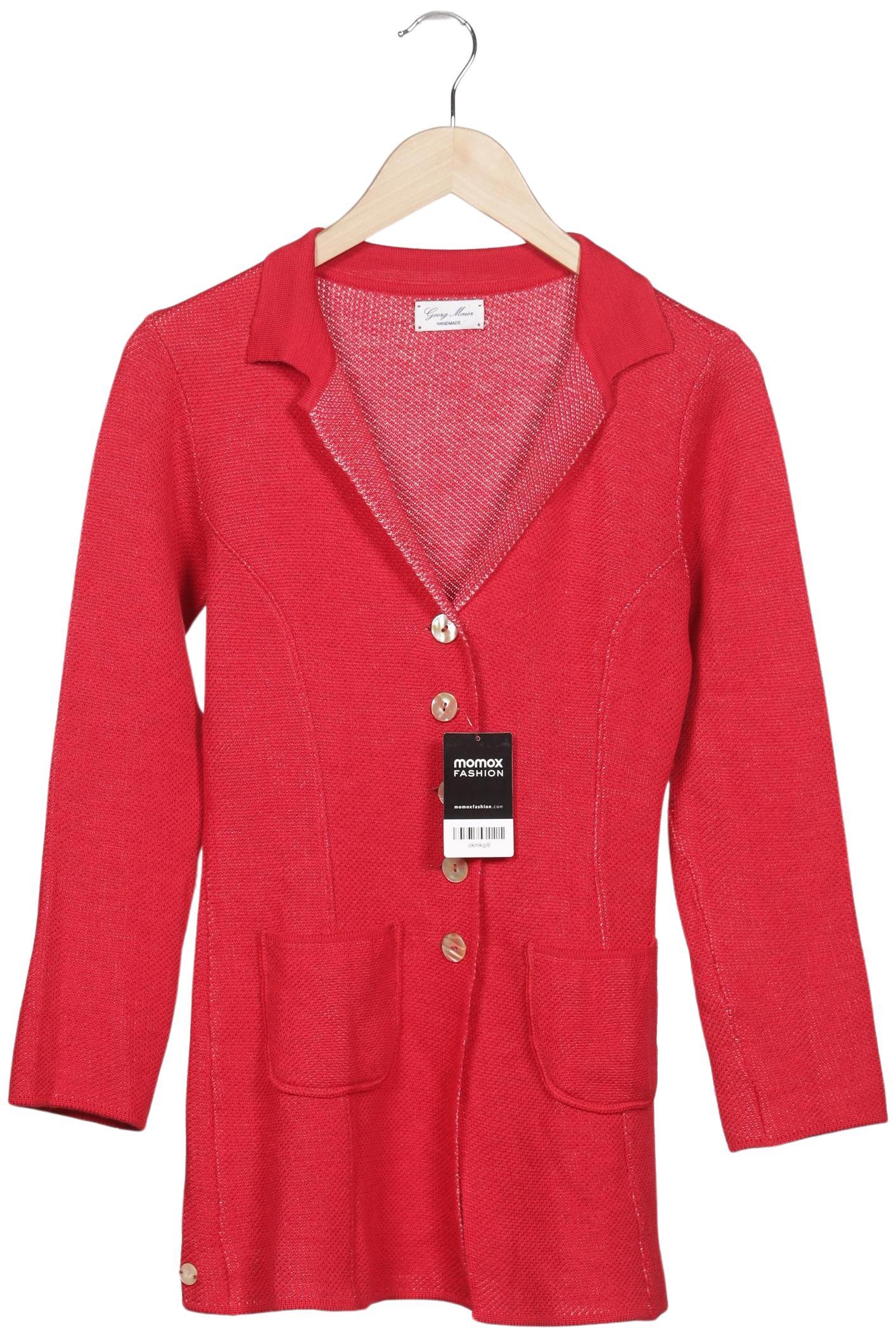 

Georg Maier Damen Strickjacke, rot, Gr. 34