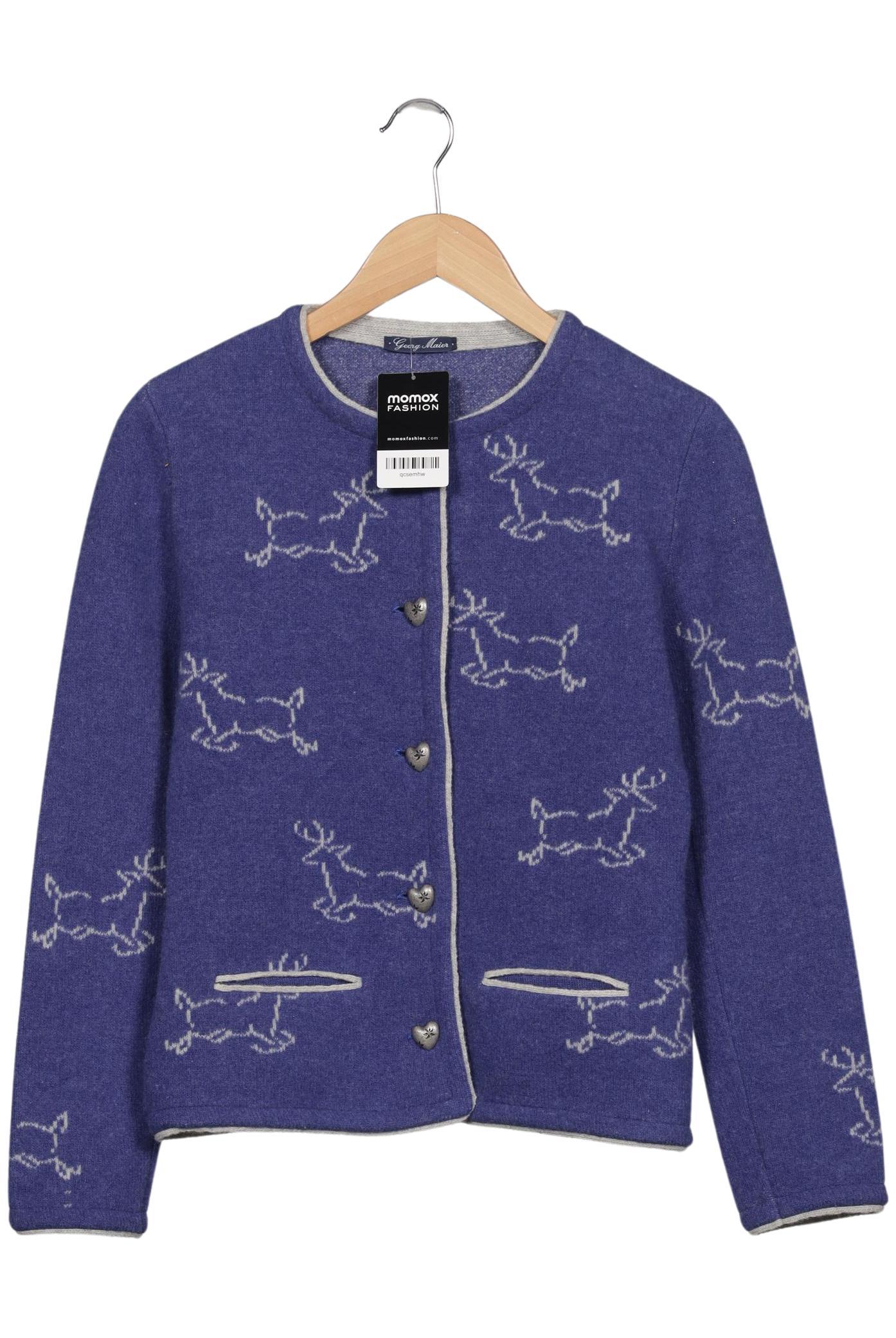 

Georg Maier Damen Strickjacke, blau, Gr. 36