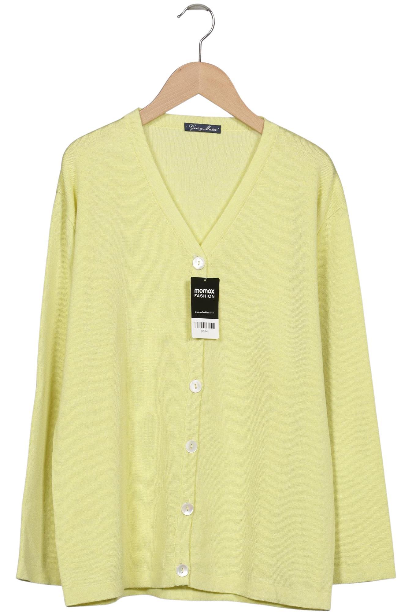 

Georg Maier Damen Strickjacke, gelb, Gr. 38
