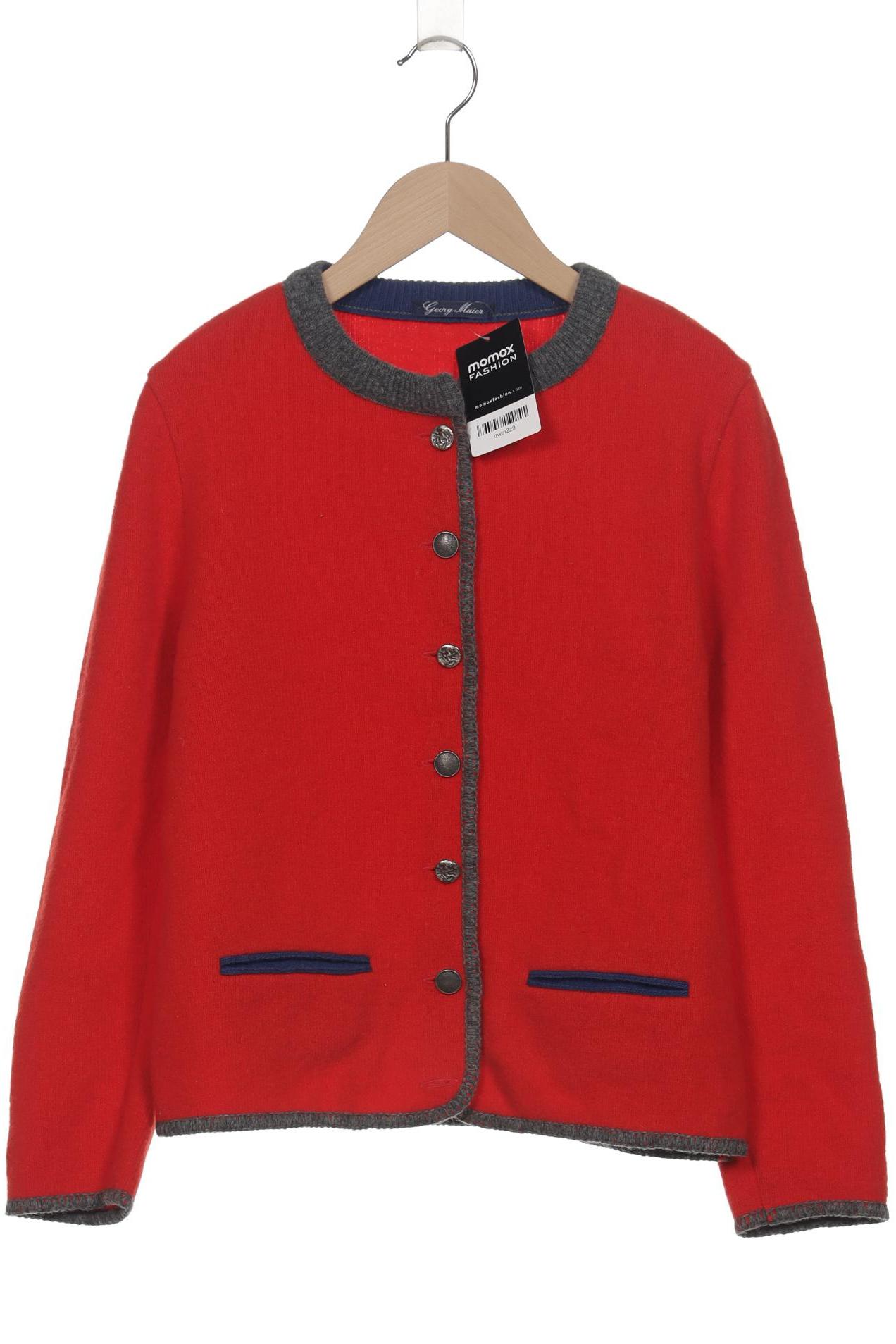 

Georg Maier Damen Strickjacke, rot, Gr. 36