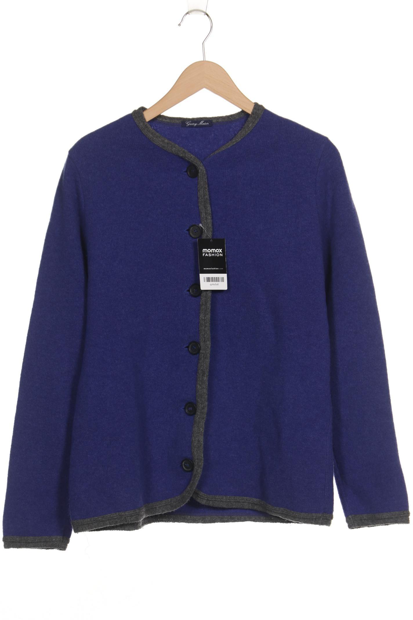 

Georg Maier Damen Strickjacke, blau, Gr. 46