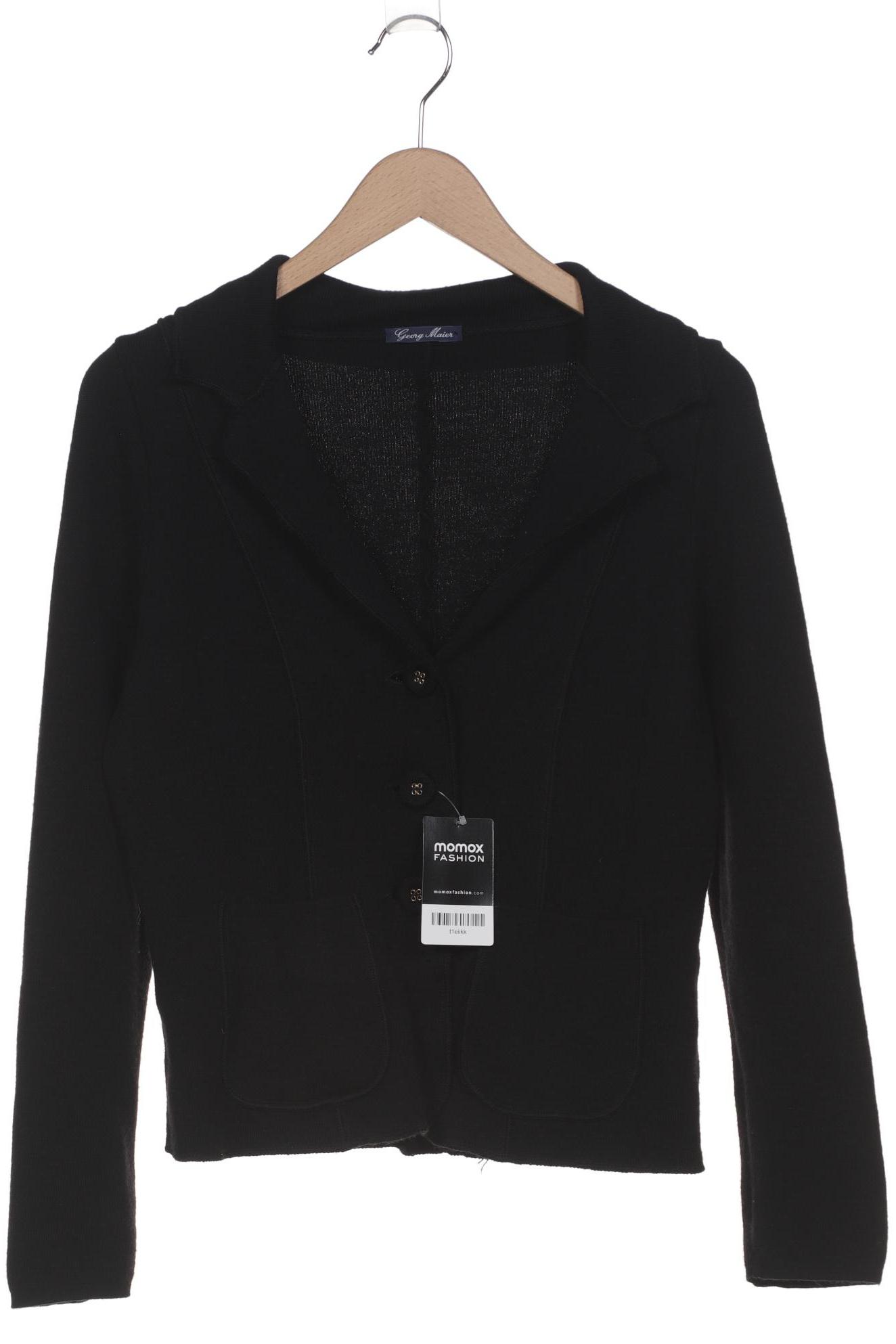

Georg Maier Damen Strickjacke, schwarz, Gr. 38