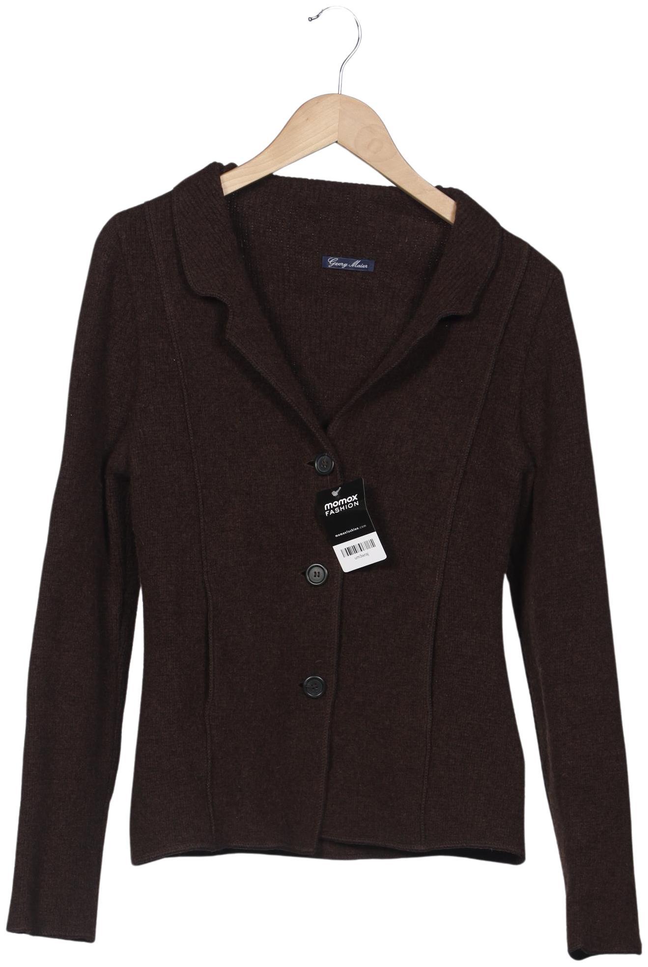 

Georg Maier Damen Strickjacke, braun, Gr. 36