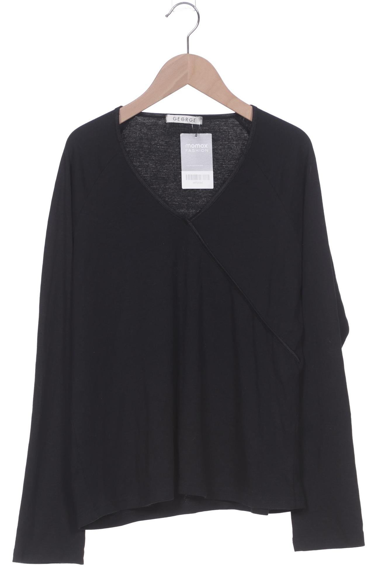 

George Damen Langarmshirt, schwarz