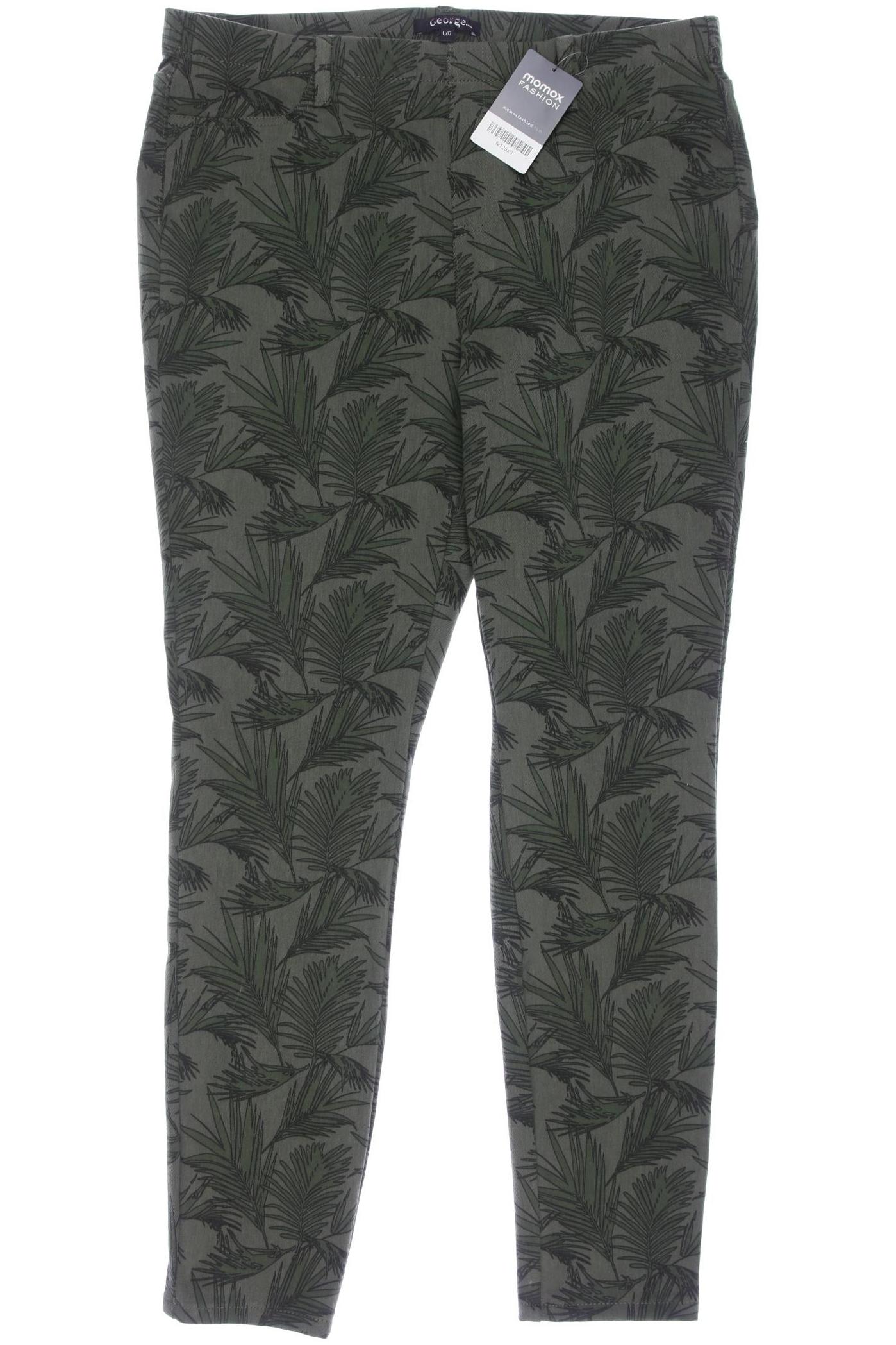

George Damen Stoffhose, grün, Gr. 0