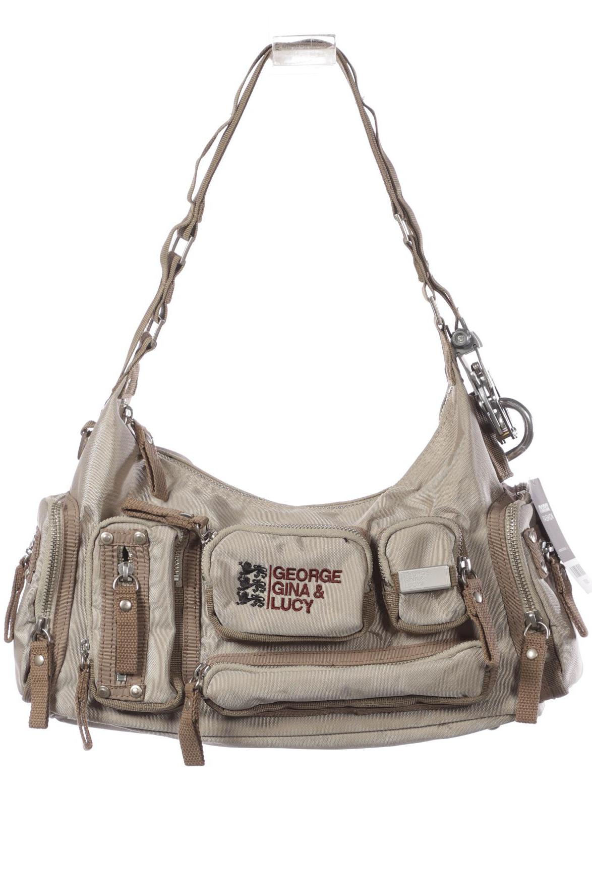 

George Gina Lucy Damen Handtasche, beige, Gr.