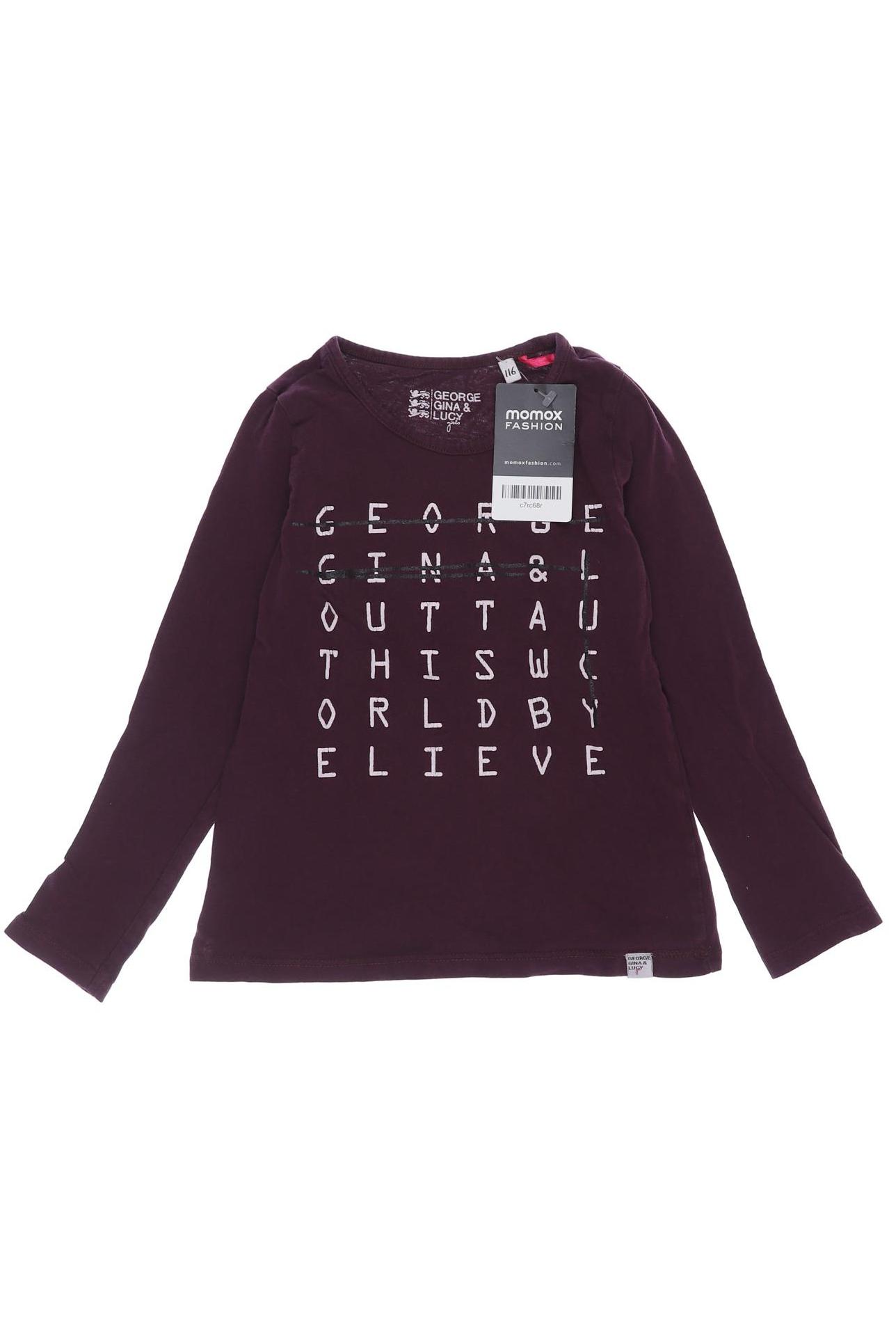

George Gina Lucy Damen Langarmshirt, bordeaux, Gr. 116