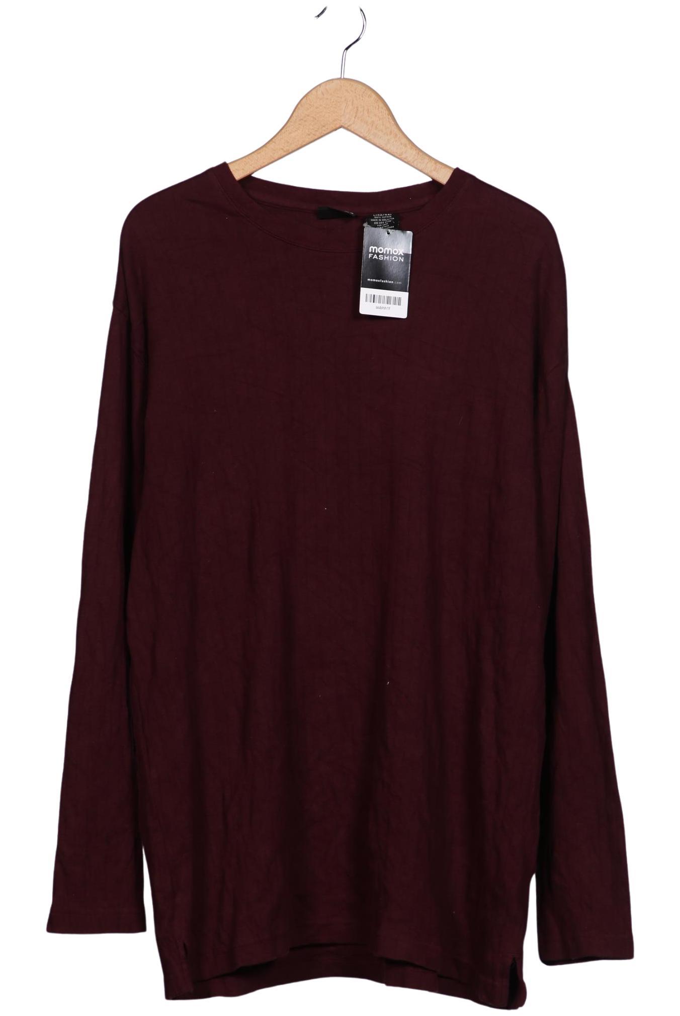 

George Herren Langarmshirt, bordeaux, Gr. 52