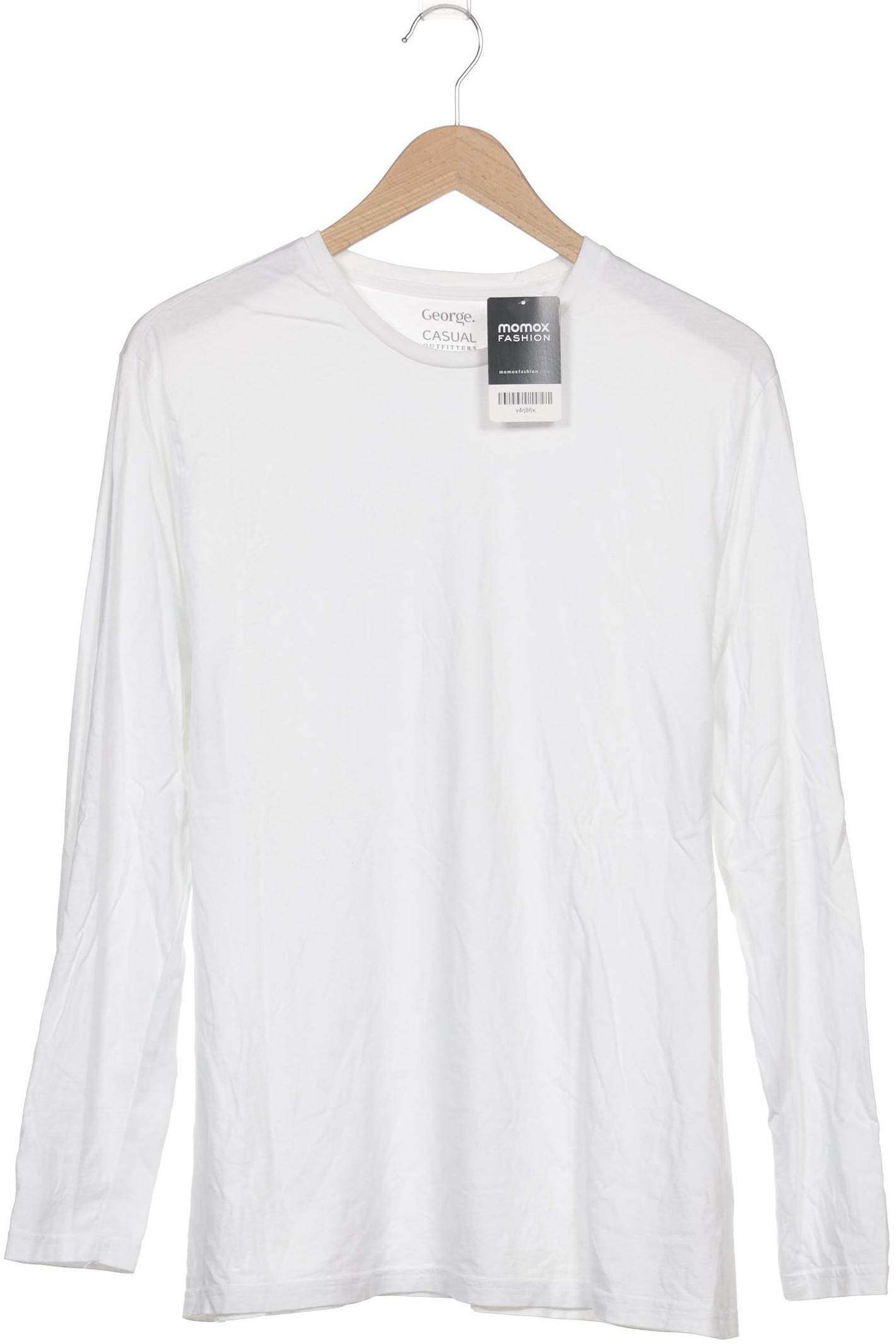 

George Herren Langarmshirt, weiß, Gr. 52