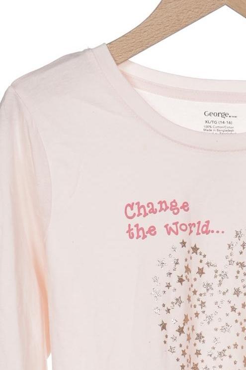 Thumbnail - George Mädchen Langarmshirt, pink, Gr. 164