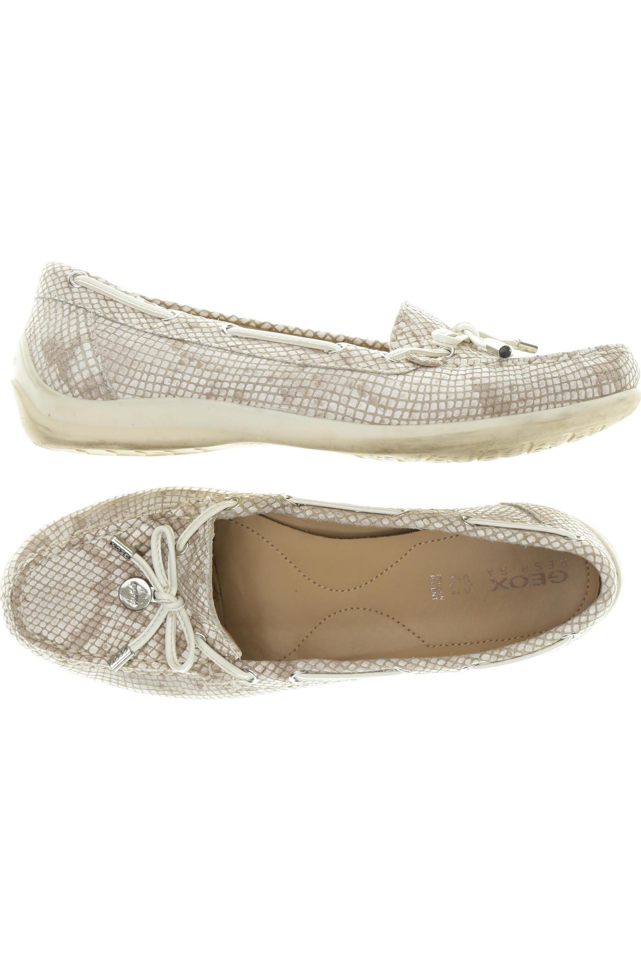 

Geox Damen Halbschuh, beige, Gr. 40