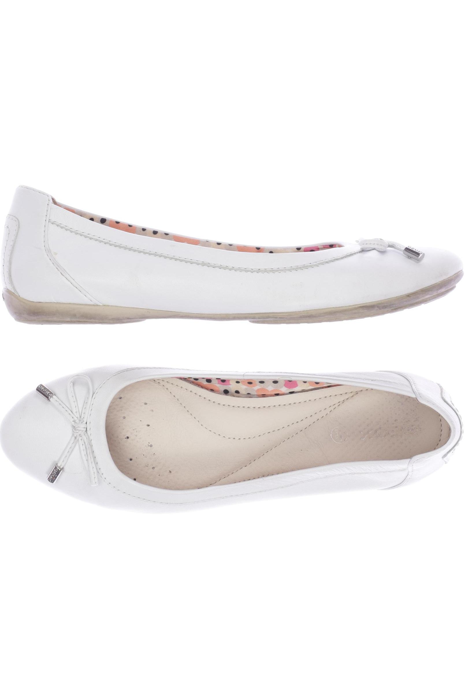 

Geox Damen Ballerinas, weiß, Gr. 37.5