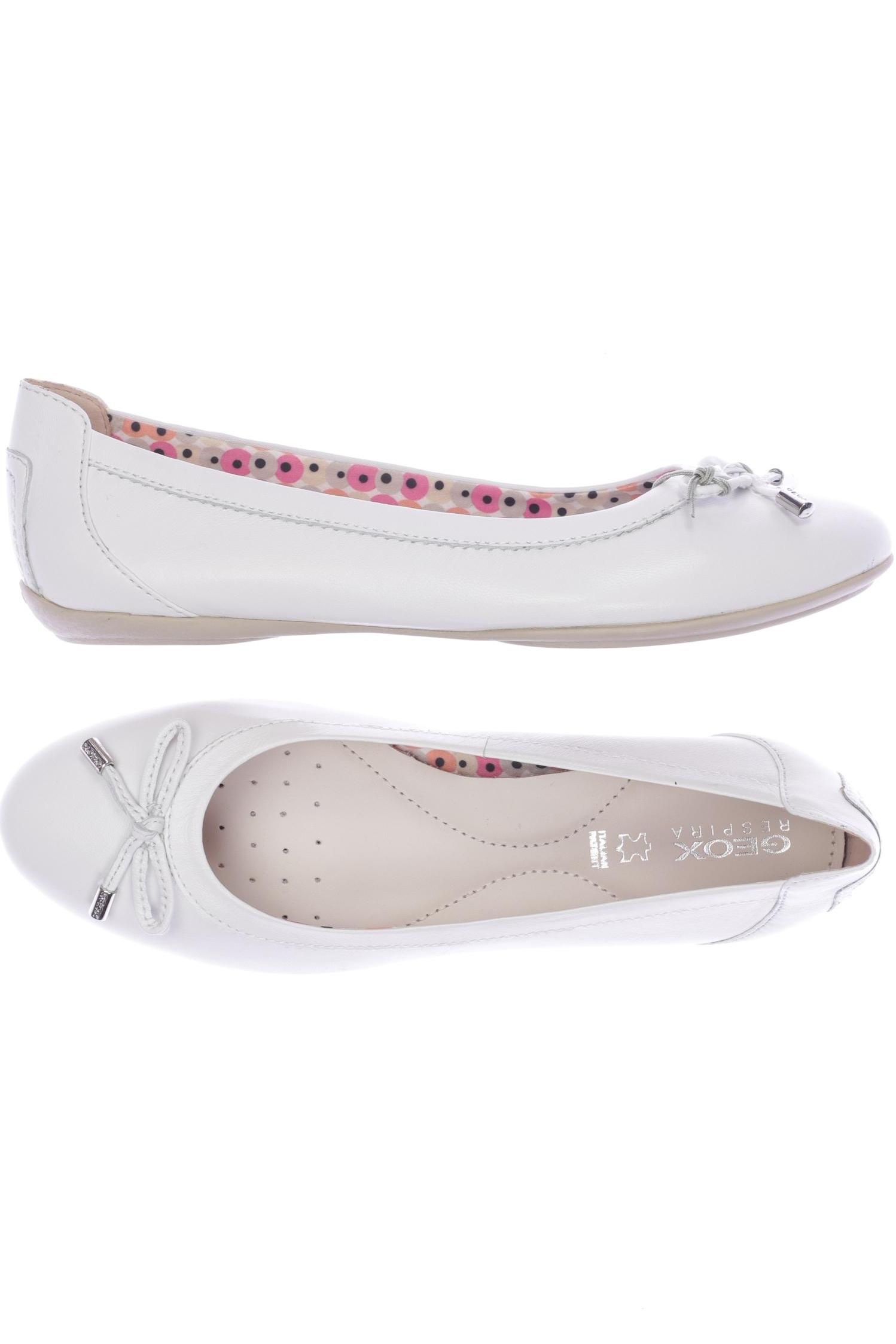 

Geox Damen Ballerinas, weiß, Gr. 38.5