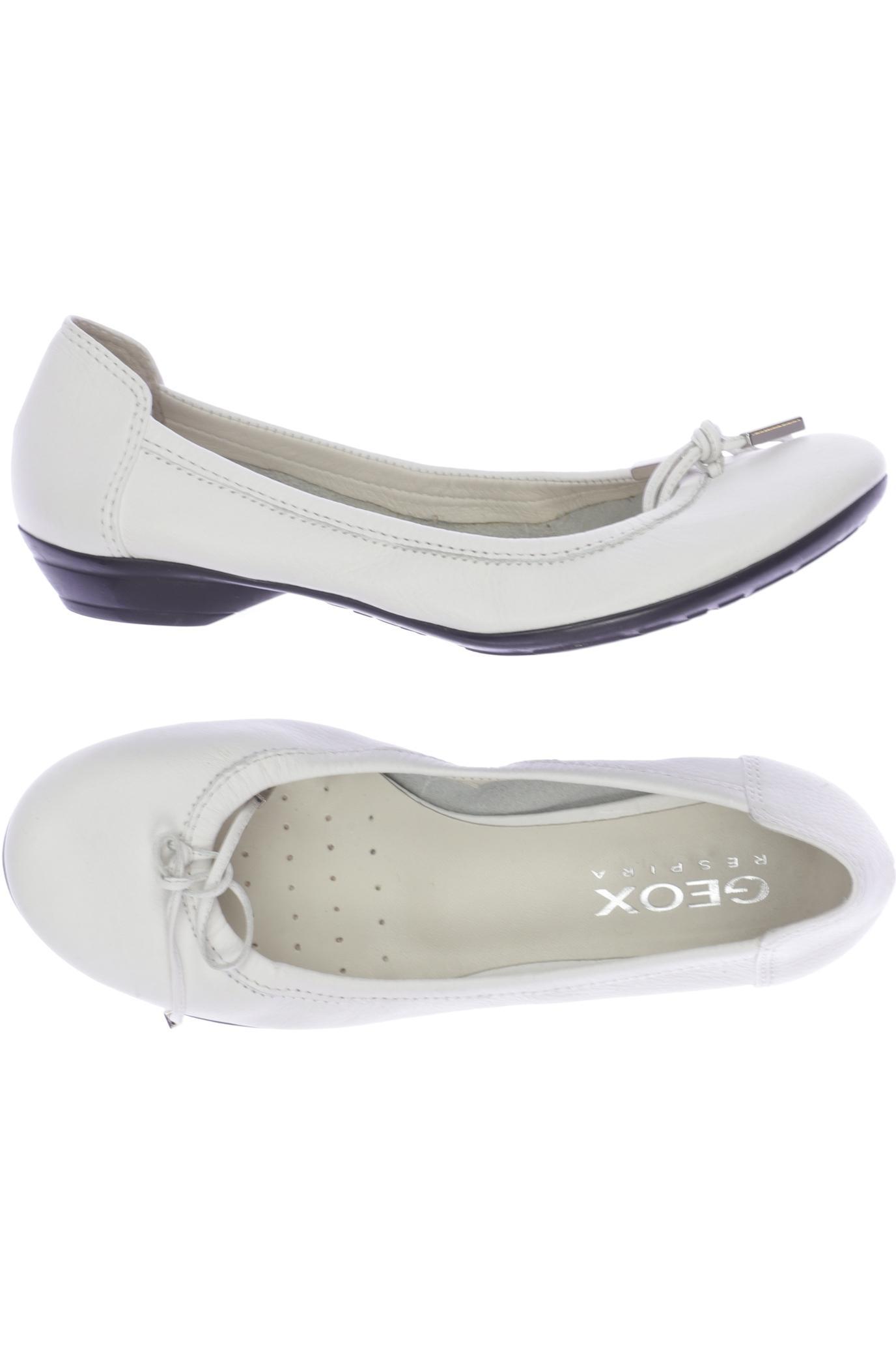 

Geox Damen Ballerinas, weiß, Gr. 37.5
