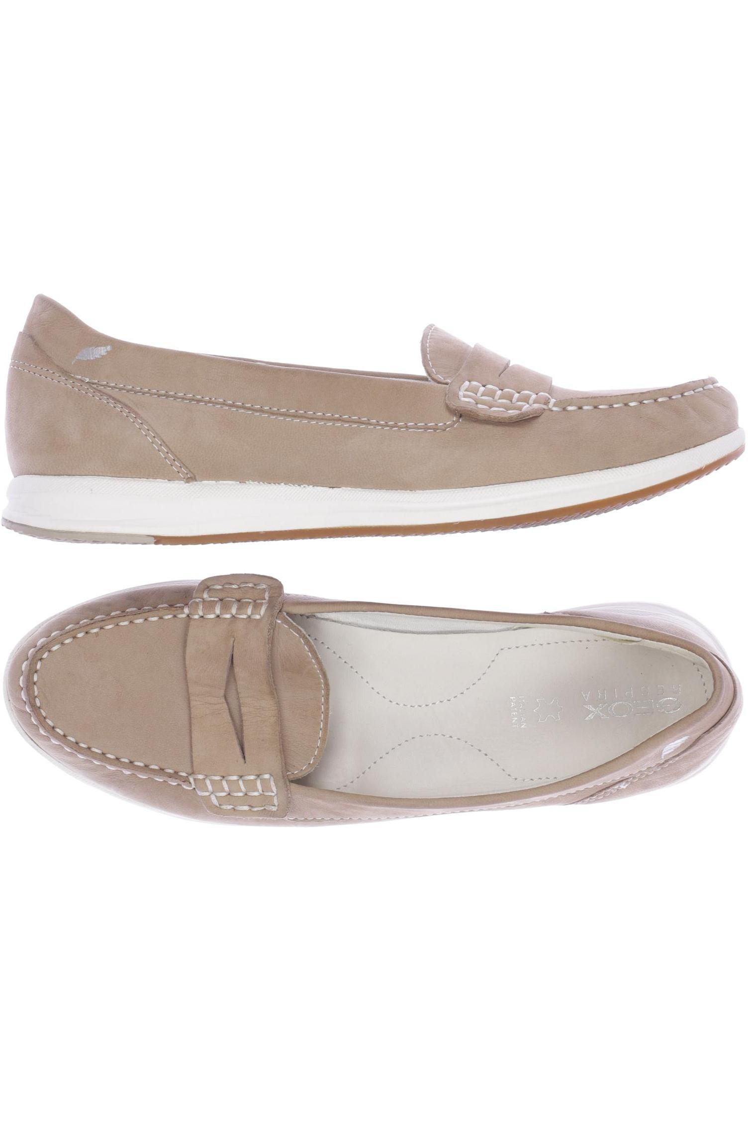 

Geox Damen Halbschuh, beige, Gr. 38