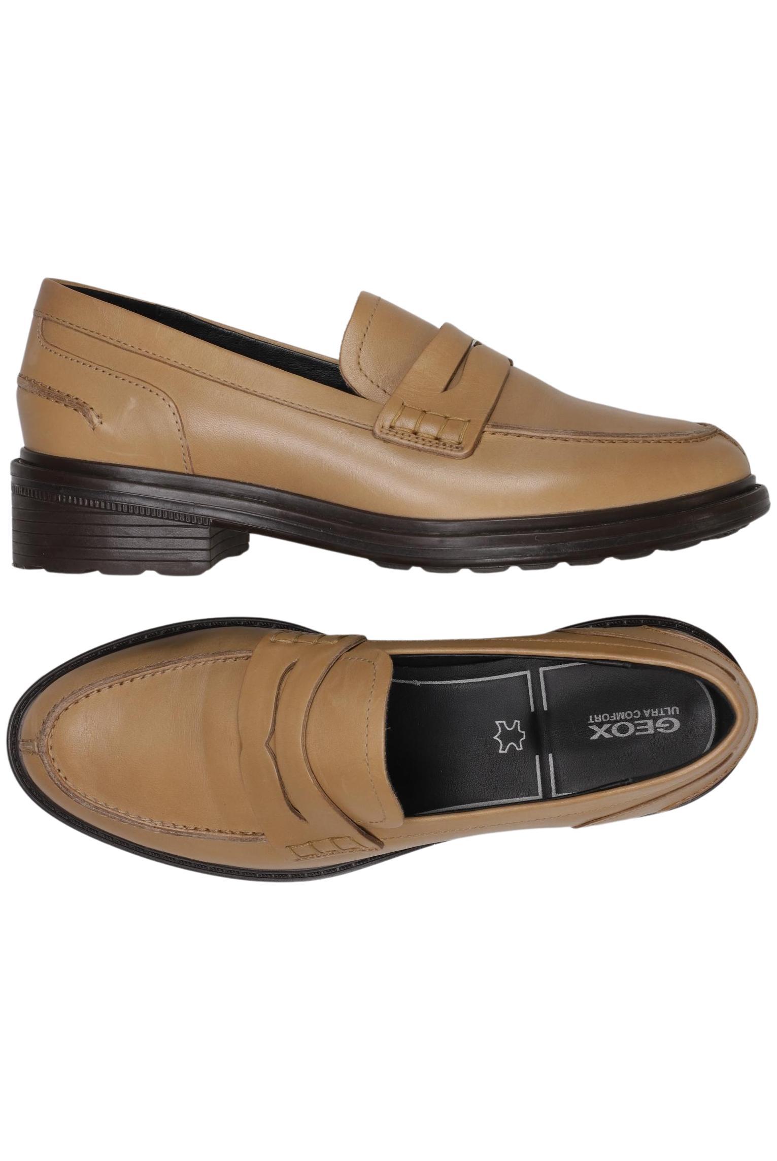 

Geox Damen Halbschuh, beige, Gr. 38