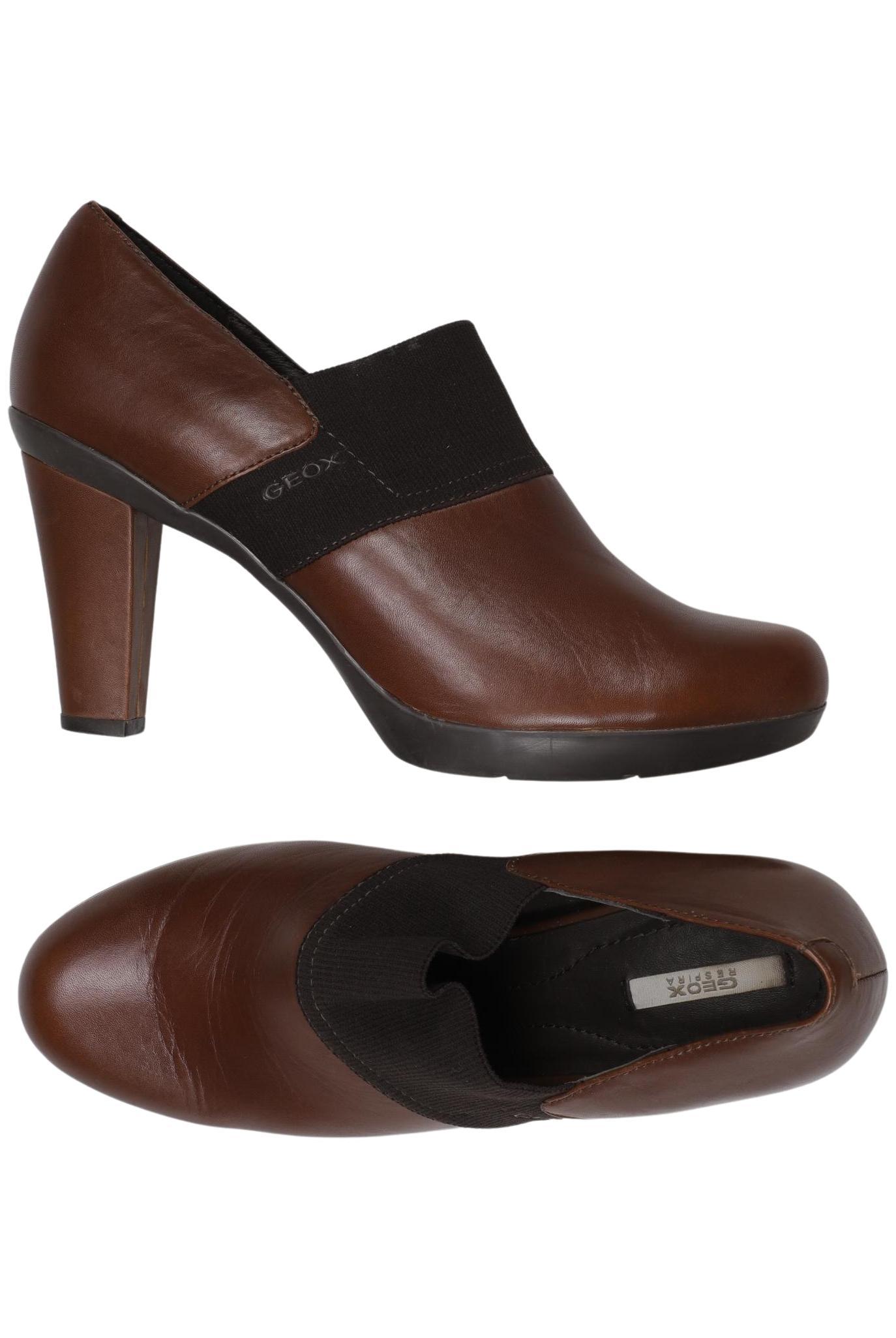 

Geox Damen Halbschuh, braun, Gr. 38.5