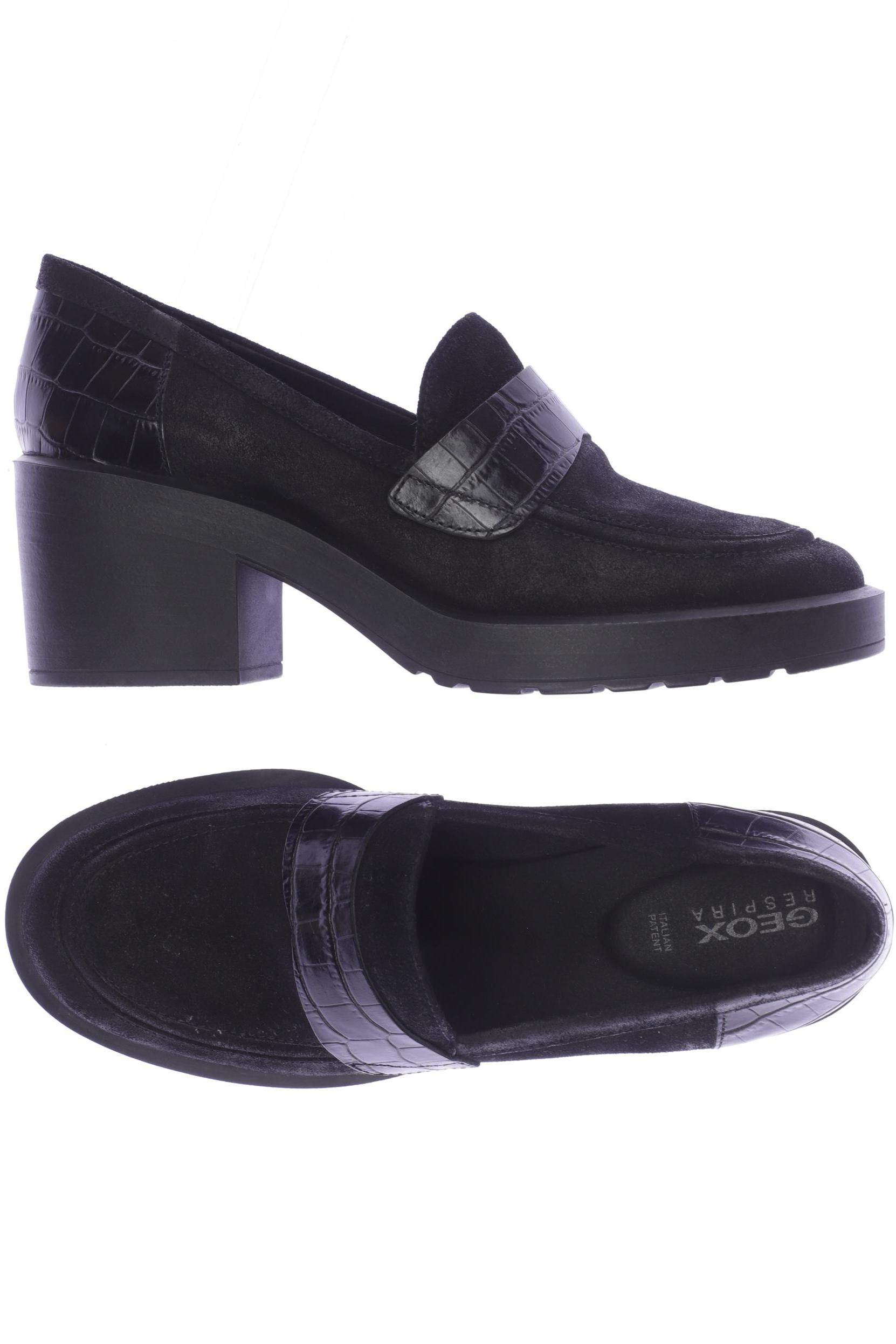 

Geox Damen Halbschuh, schwarz, Gr. 39.5