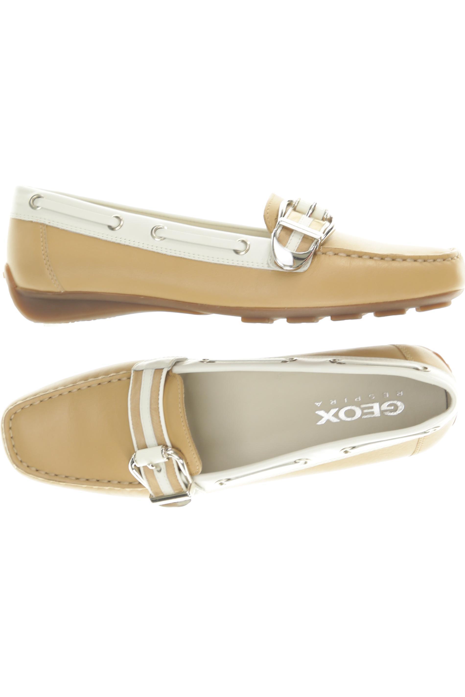 

Geox Damen Halbschuh, beige, Gr. 37.5