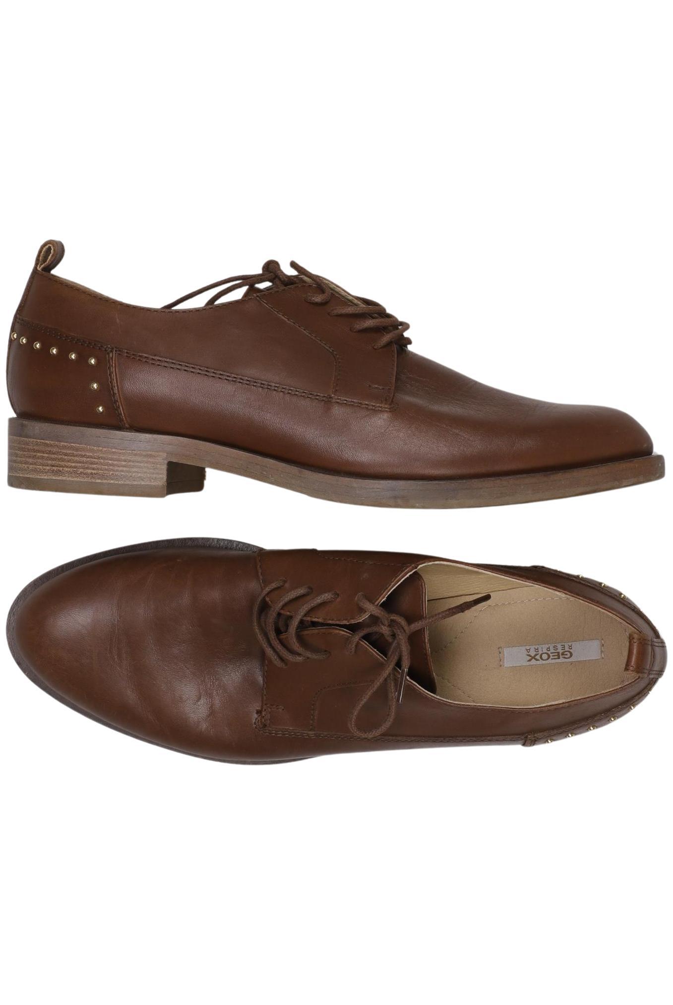 

Geox Damen Halbschuh, braun, Gr. 39.5