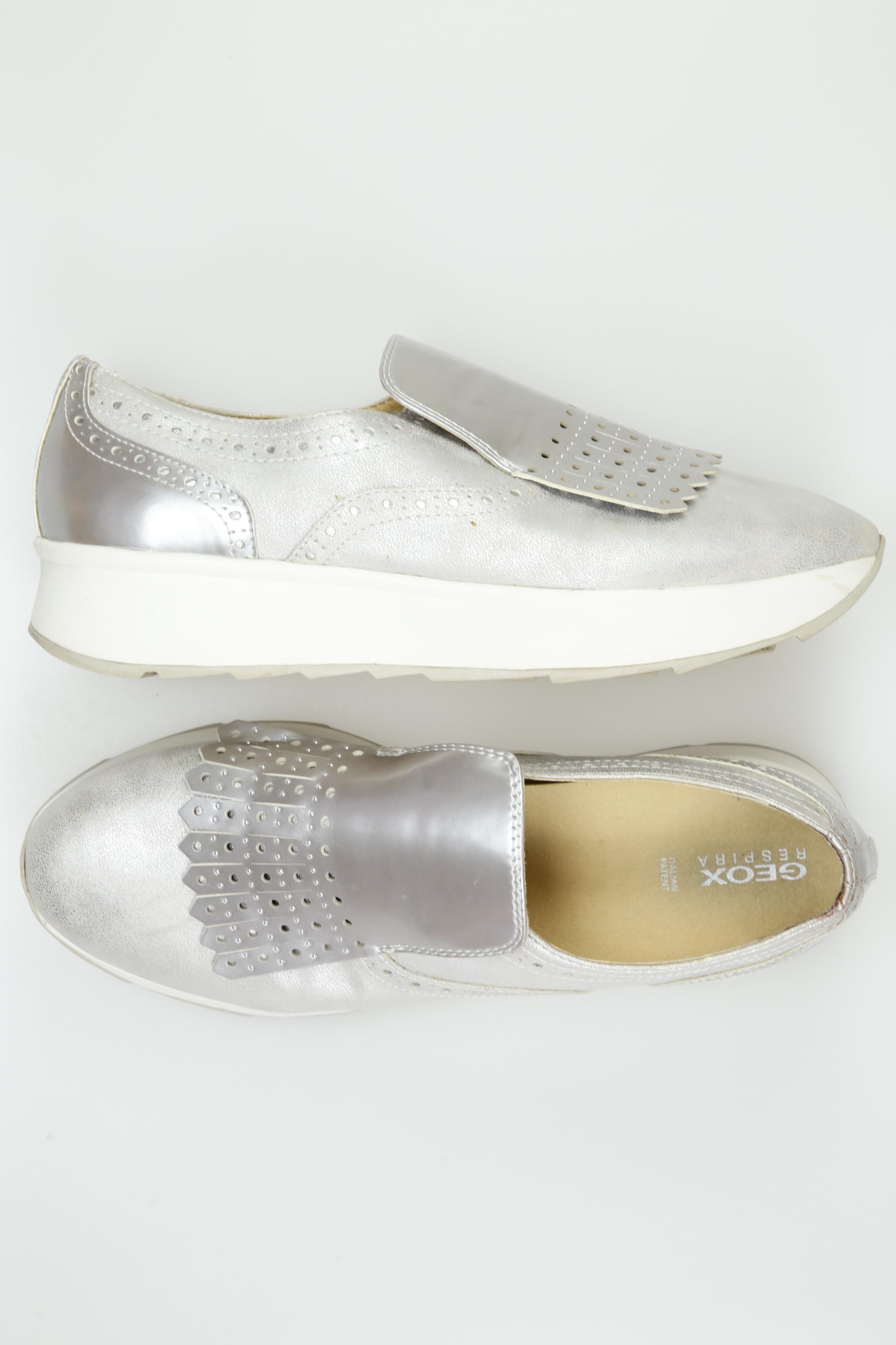 

Geox Damen Halbschuh, silber, Gr. 41