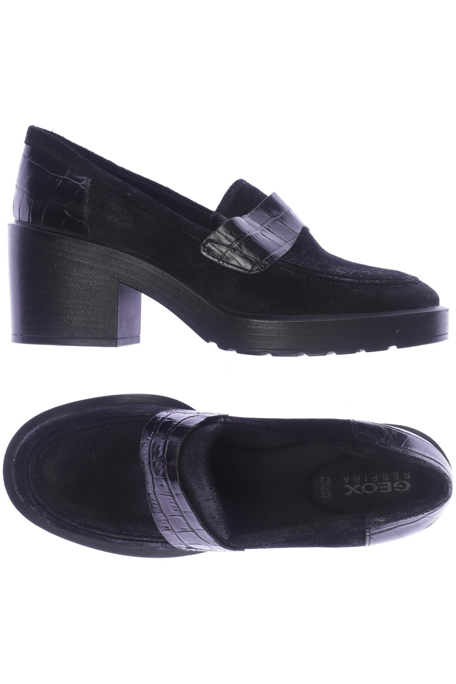 

Geox Damen Halbschuh, schwarz