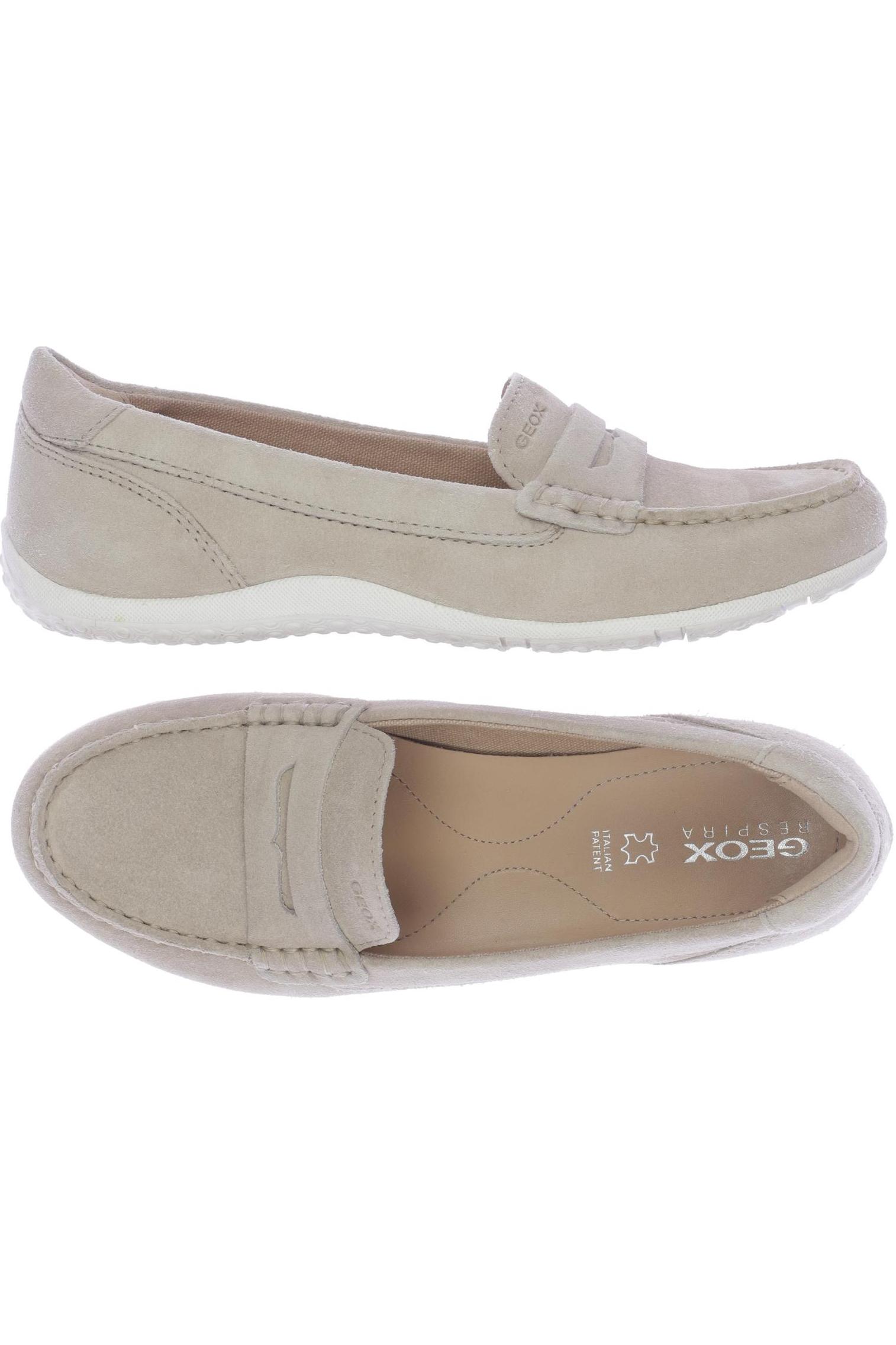 

Geox Damen Halbschuh, beige, Gr. 36