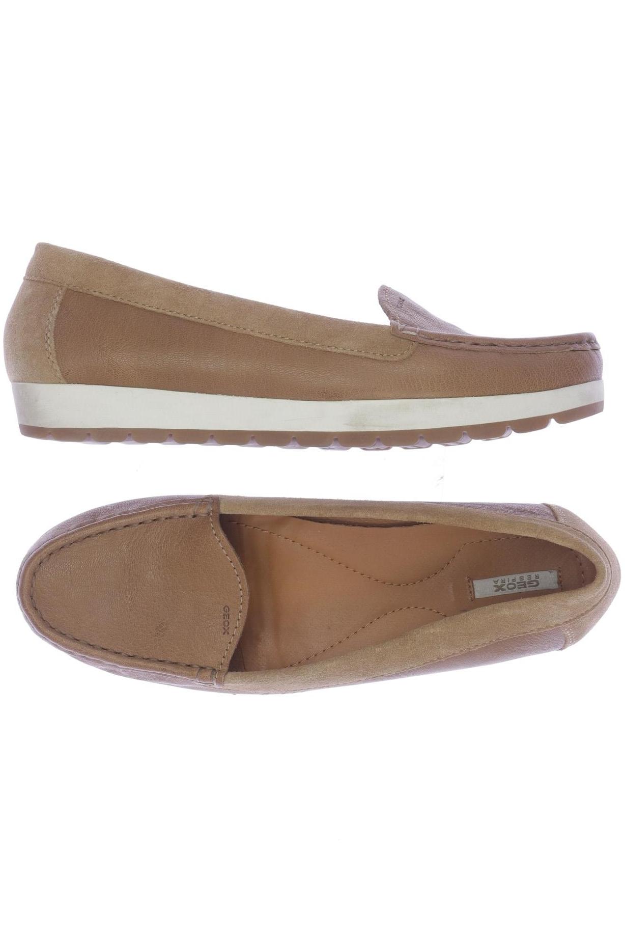 

Geox Damen Halbschuh, beige, Gr. 40