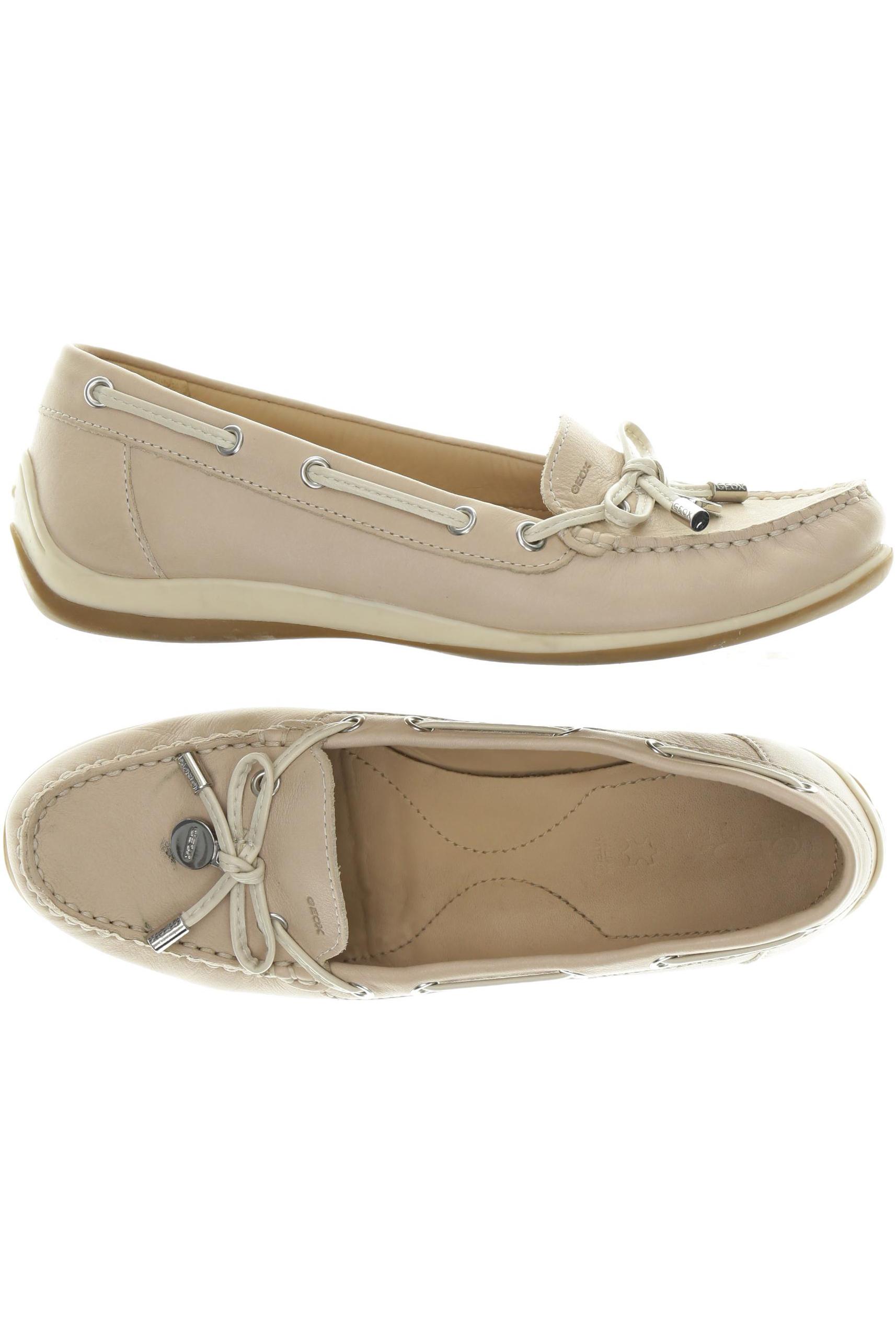 

Geox Damen Halbschuh, beige, Gr. 37