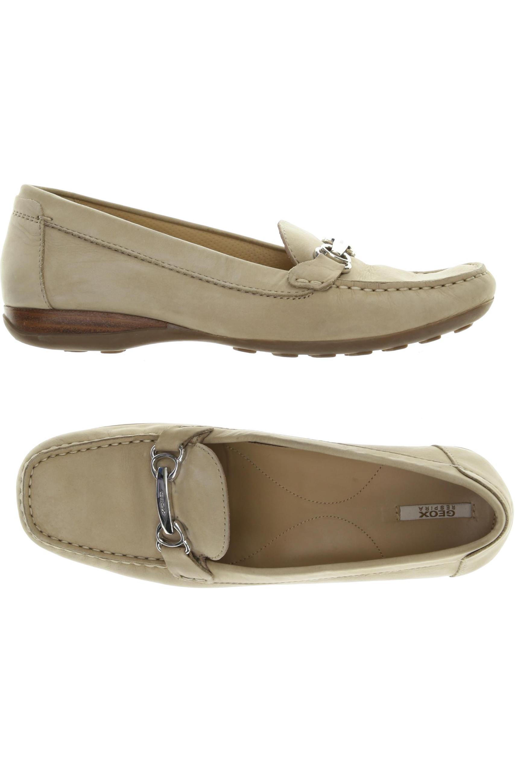 

Geox Damen Halbschuh, beige, Gr. 40