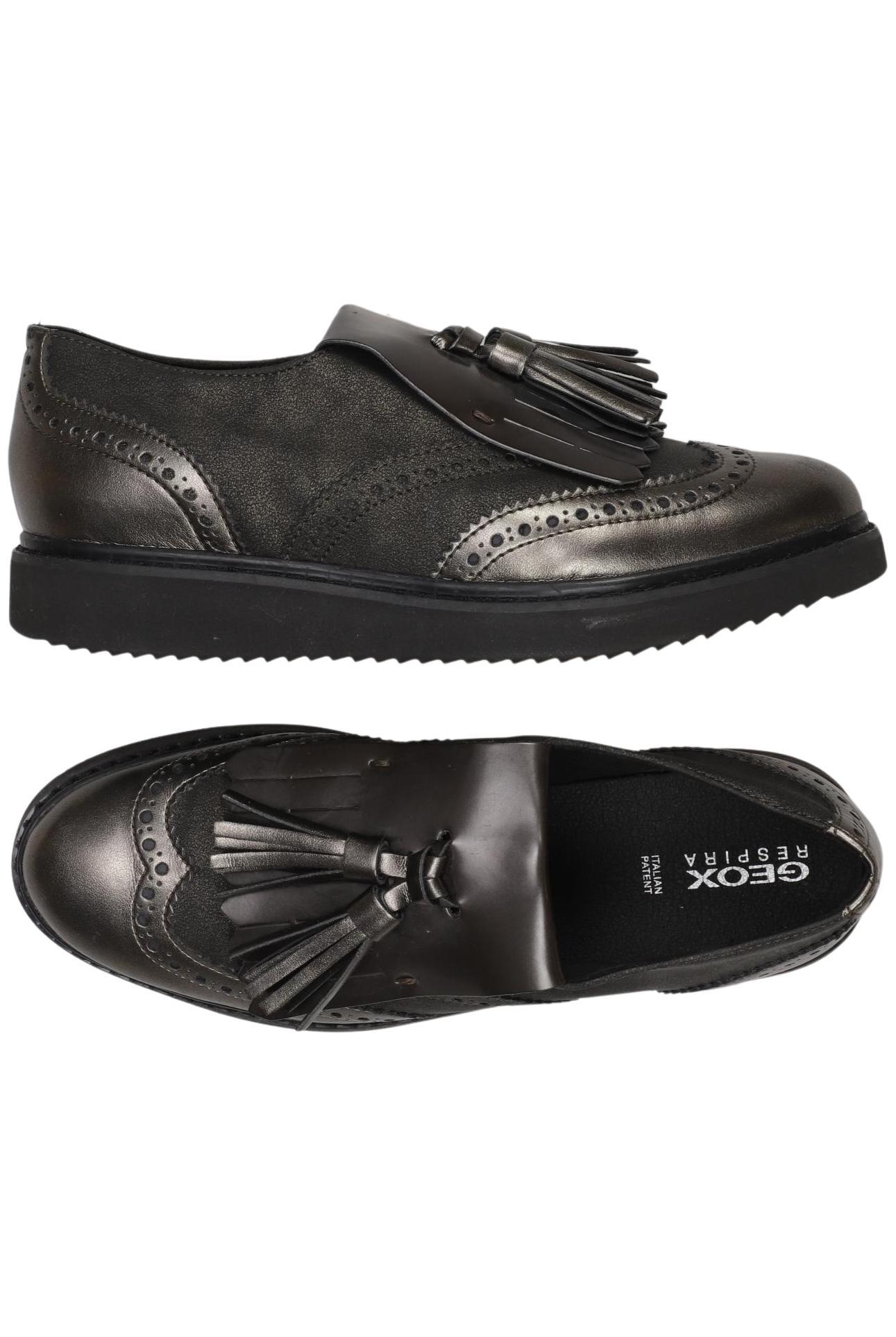 

Geox Damen Halbschuh, silber, Gr. 36