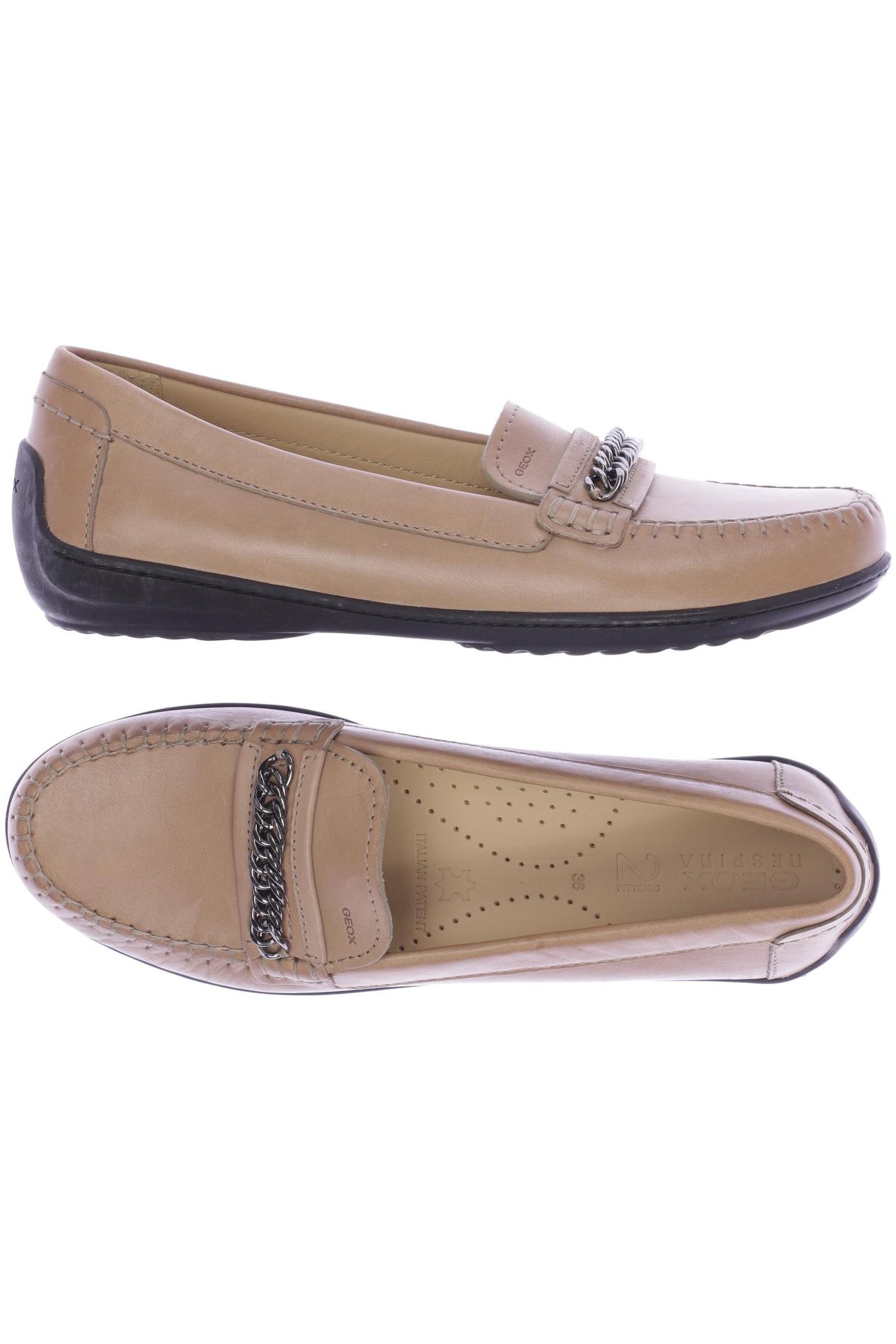 

Geox Damen Halbschuh, beige, Gr. 36