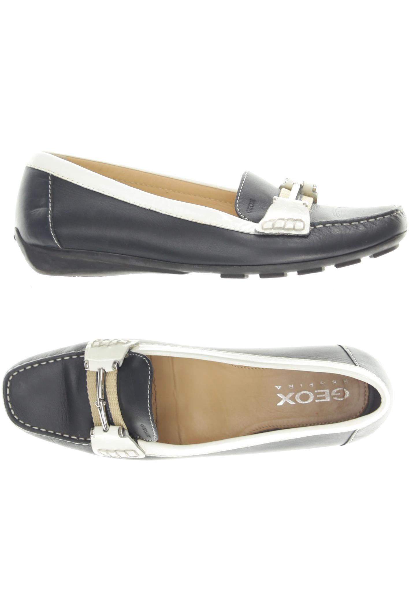 

Geox Damen Halbschuh, blau, Gr. 38