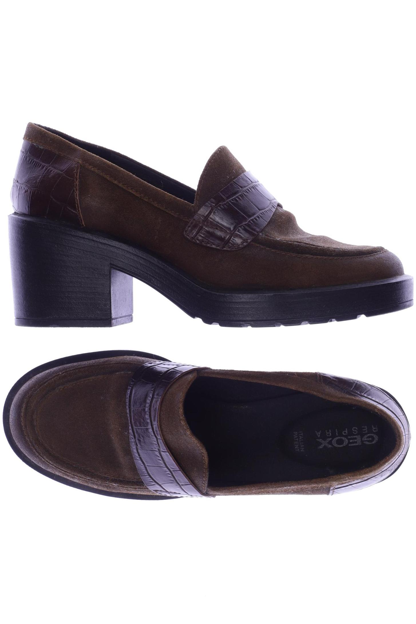 

Geox Damen Halbschuh, braun, Gr. 36.5