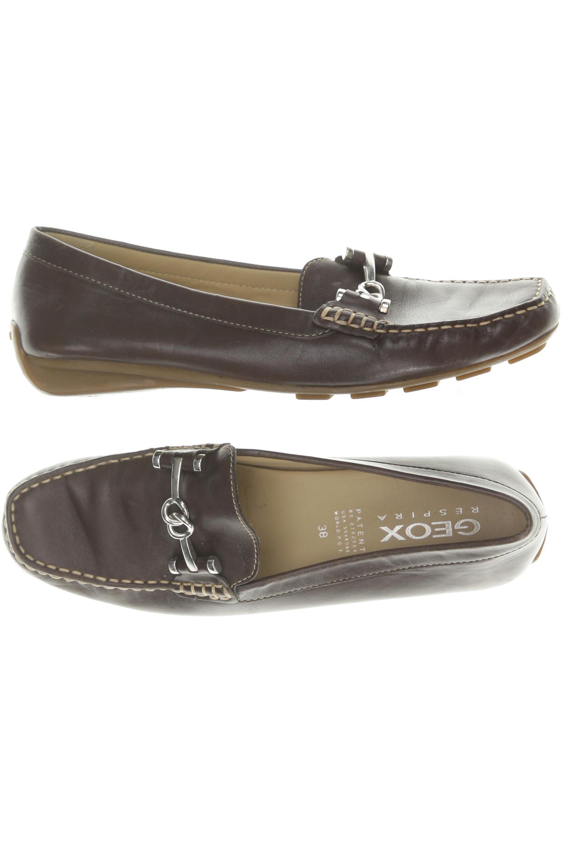 

Geox Damen Halbschuh, braun, Gr. 38