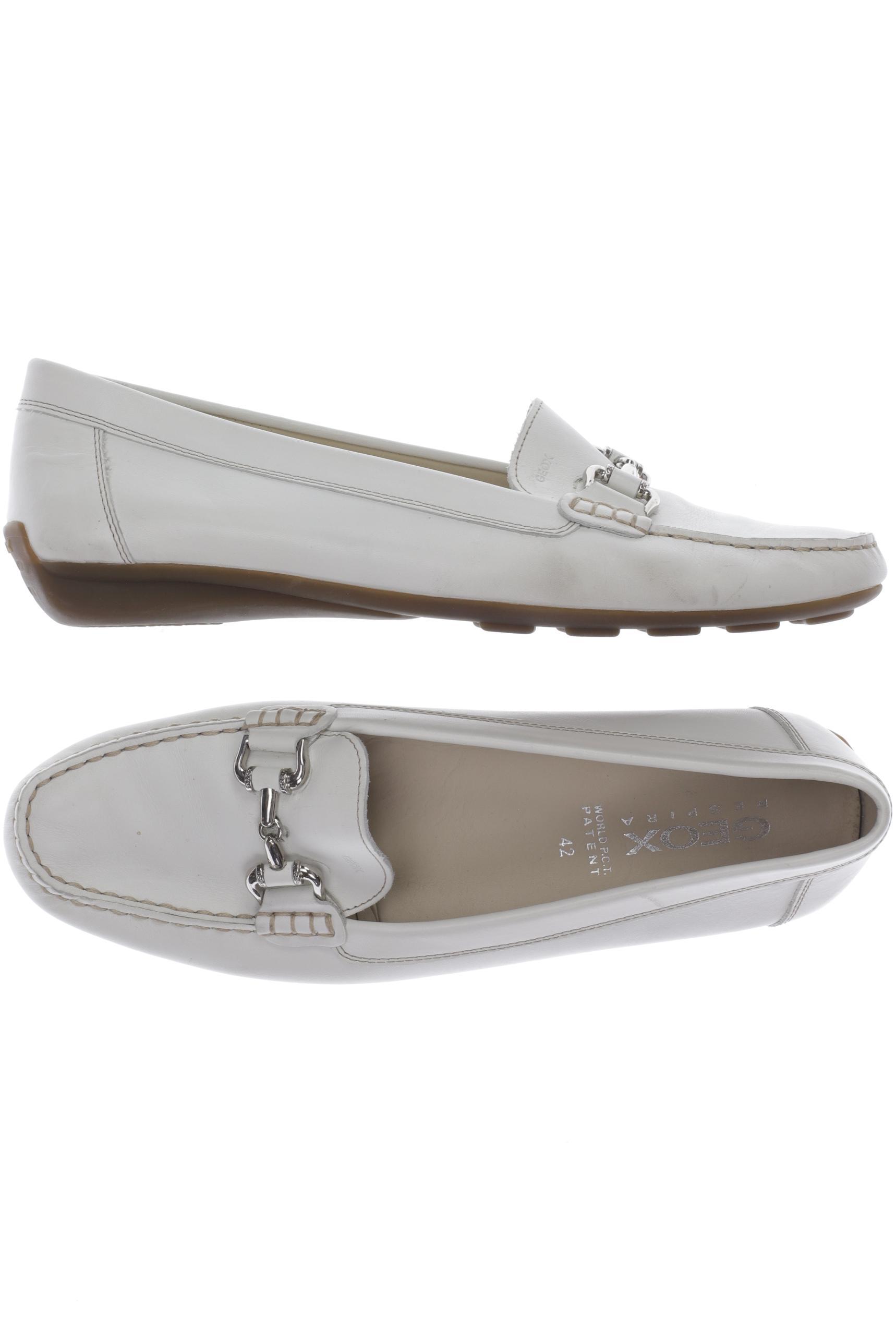 

Geox Damen Halbschuh, cremeweiß