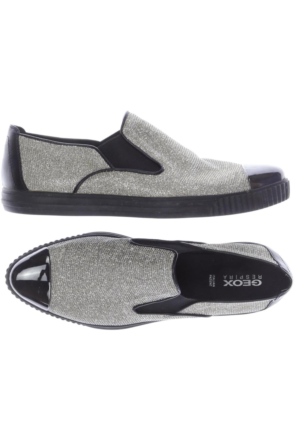

Geox Damen Halbschuh, silber, Gr. 36